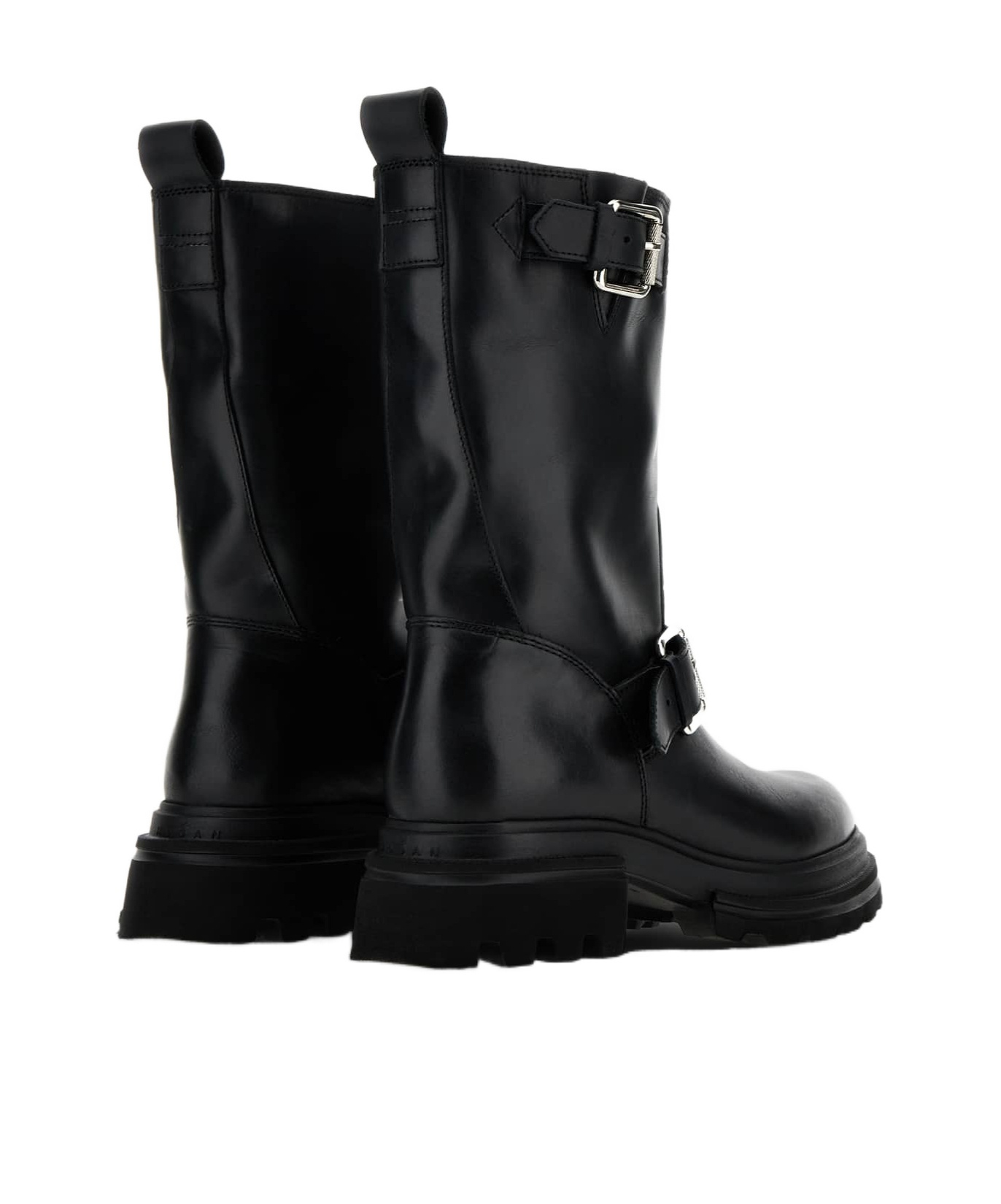 Hogan 10-storey Biker Boot In Black
