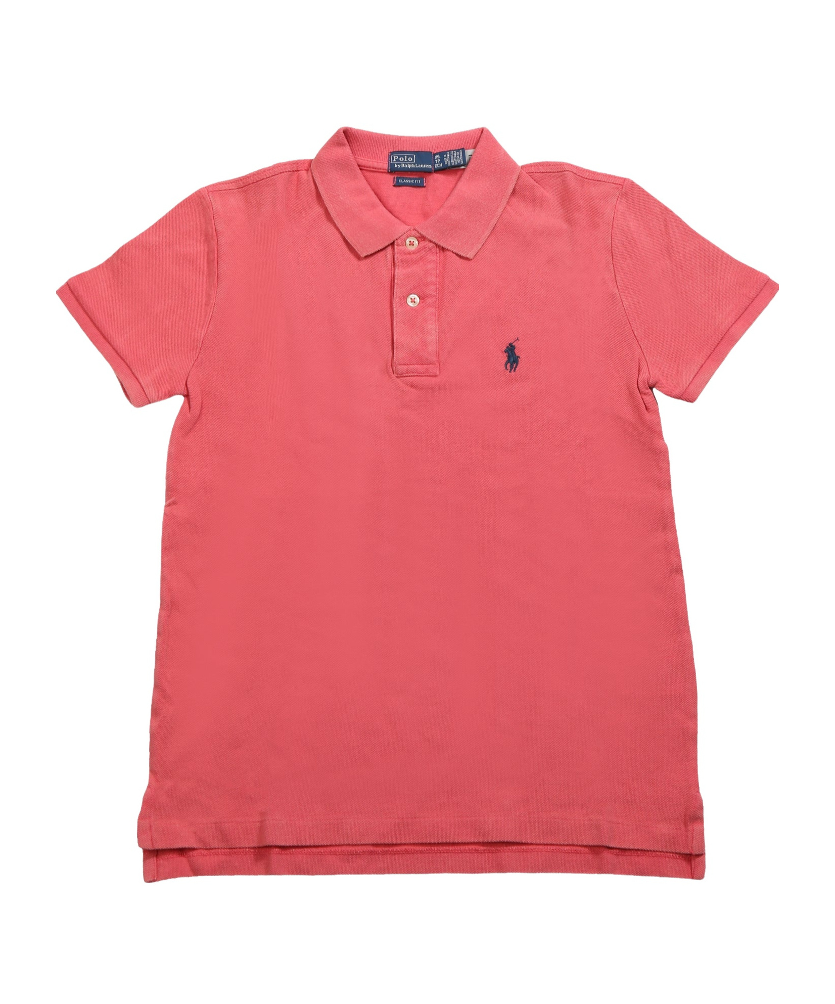 Polo Ralph Lauren Knit Collar Polo Shirt In Pink