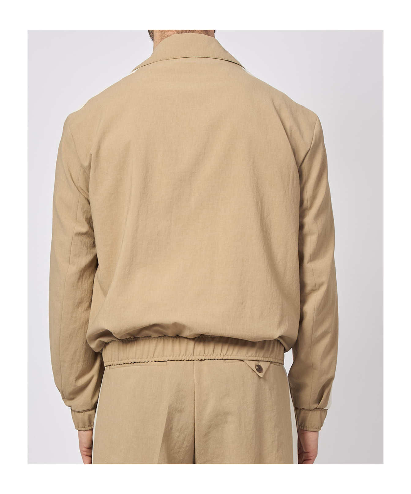 Hugo Boss Boss Beige Jacket With Buttons In Nude