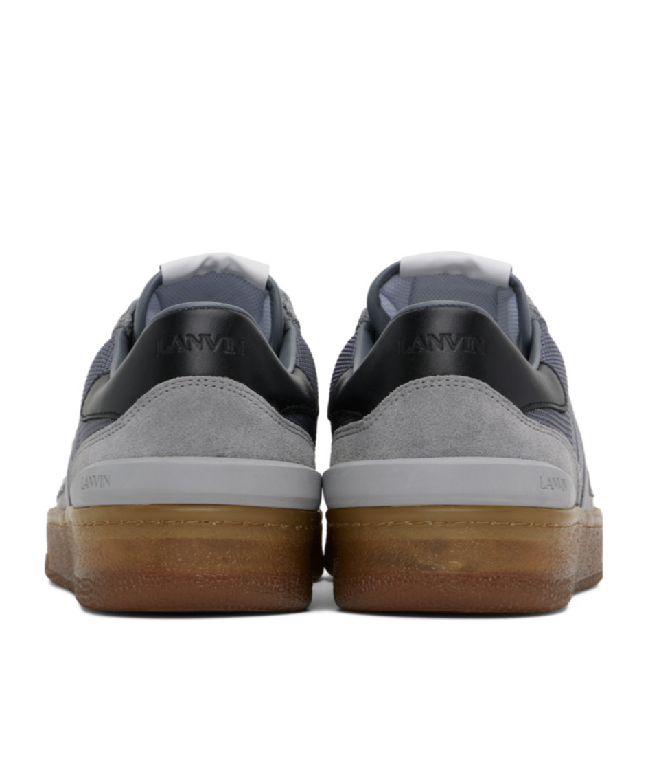 Lanvin Clay Mesh Low-cut Casual Shoes In Black