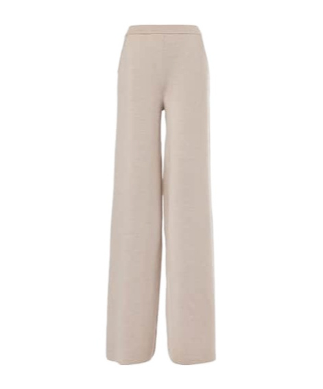 Ralph Lauren Wool Wide-leg Pants In Neutral
