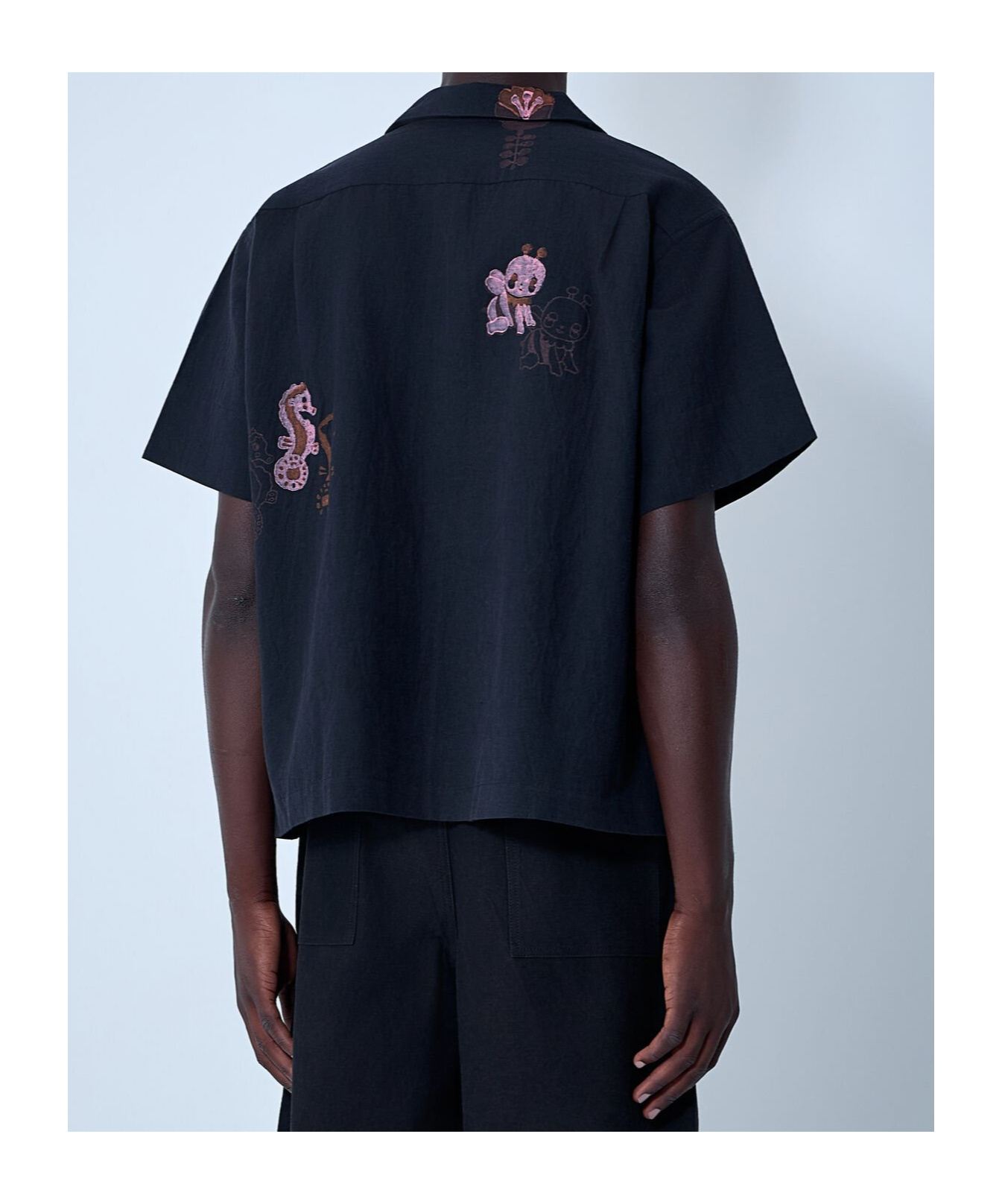 Story Mfg. Short Sleeve Shirt In Blue