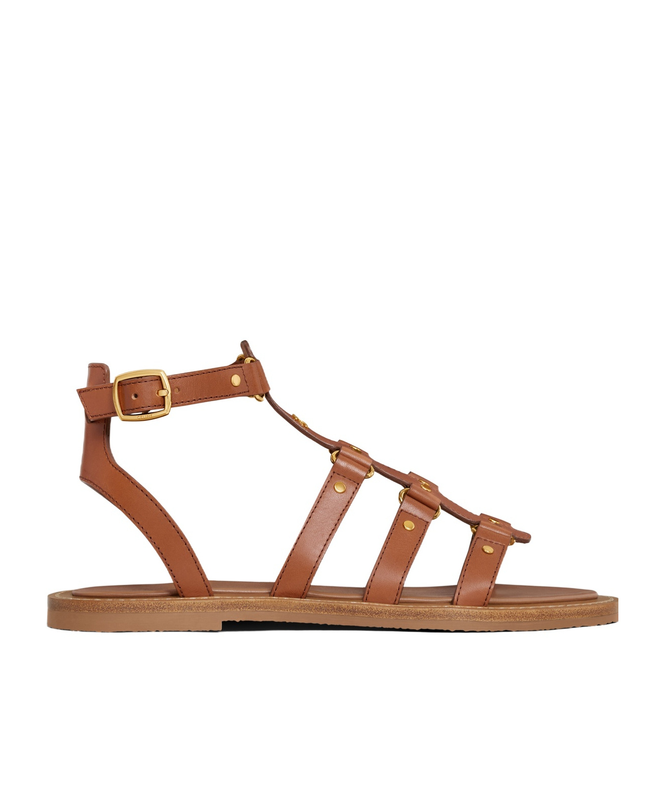 CELINE CELINE LYMPIA GLADIATOR SANDAL IN CALFSKIN 