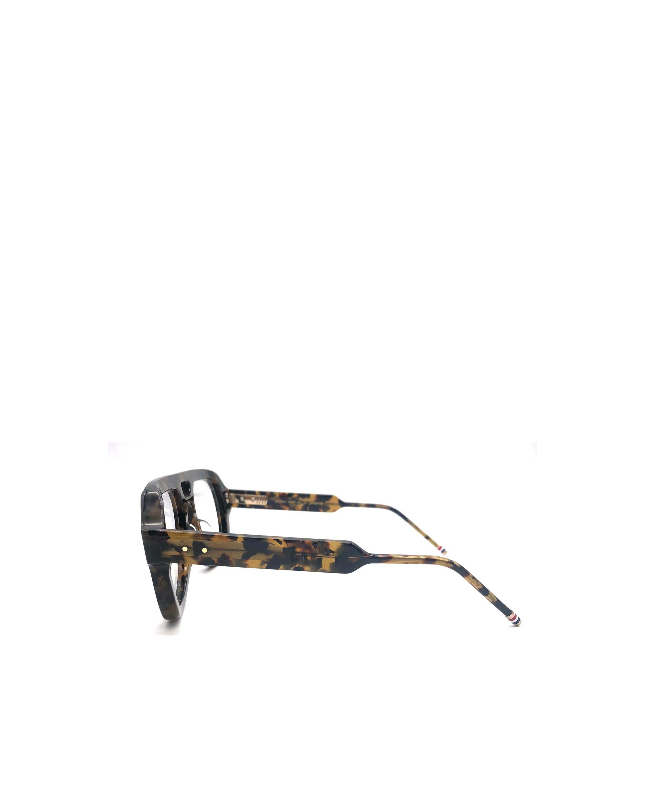 Thom Browne Eyewear Pilot Frame Glasses In Black