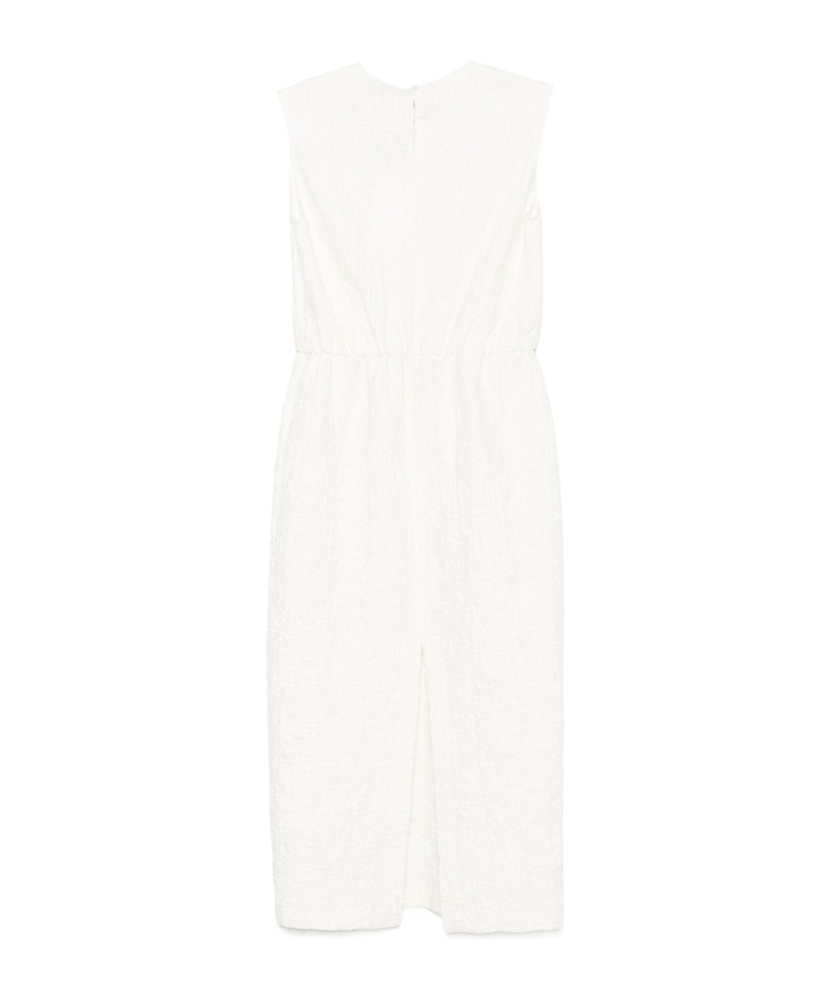 HARRIS WHARF LONDON CRINKLED MIDI DRESS