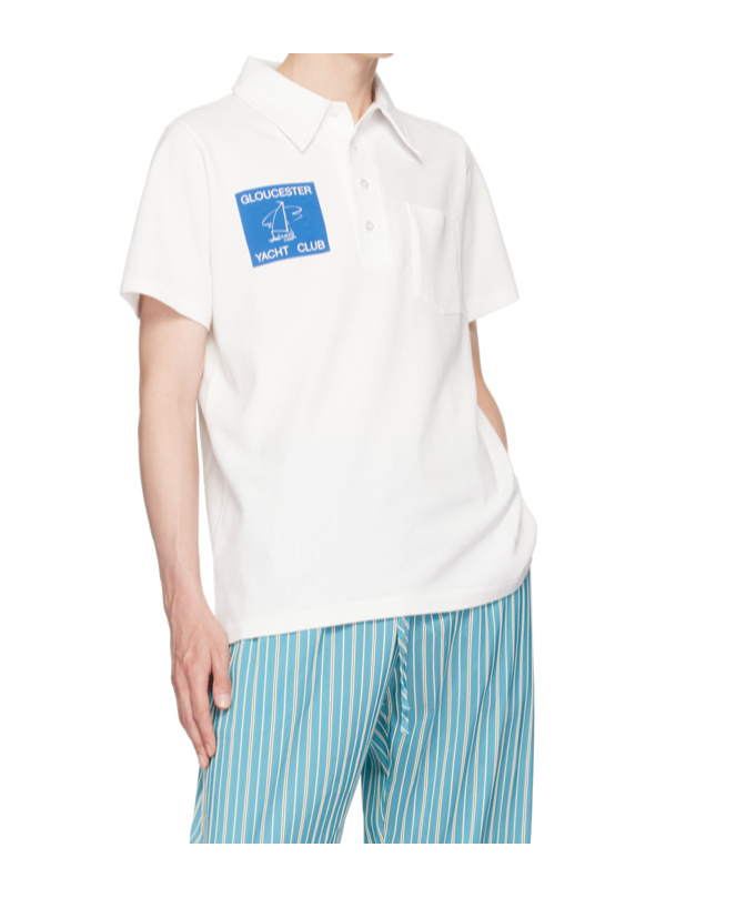 Bode White Gloucester Yacht Polo In White