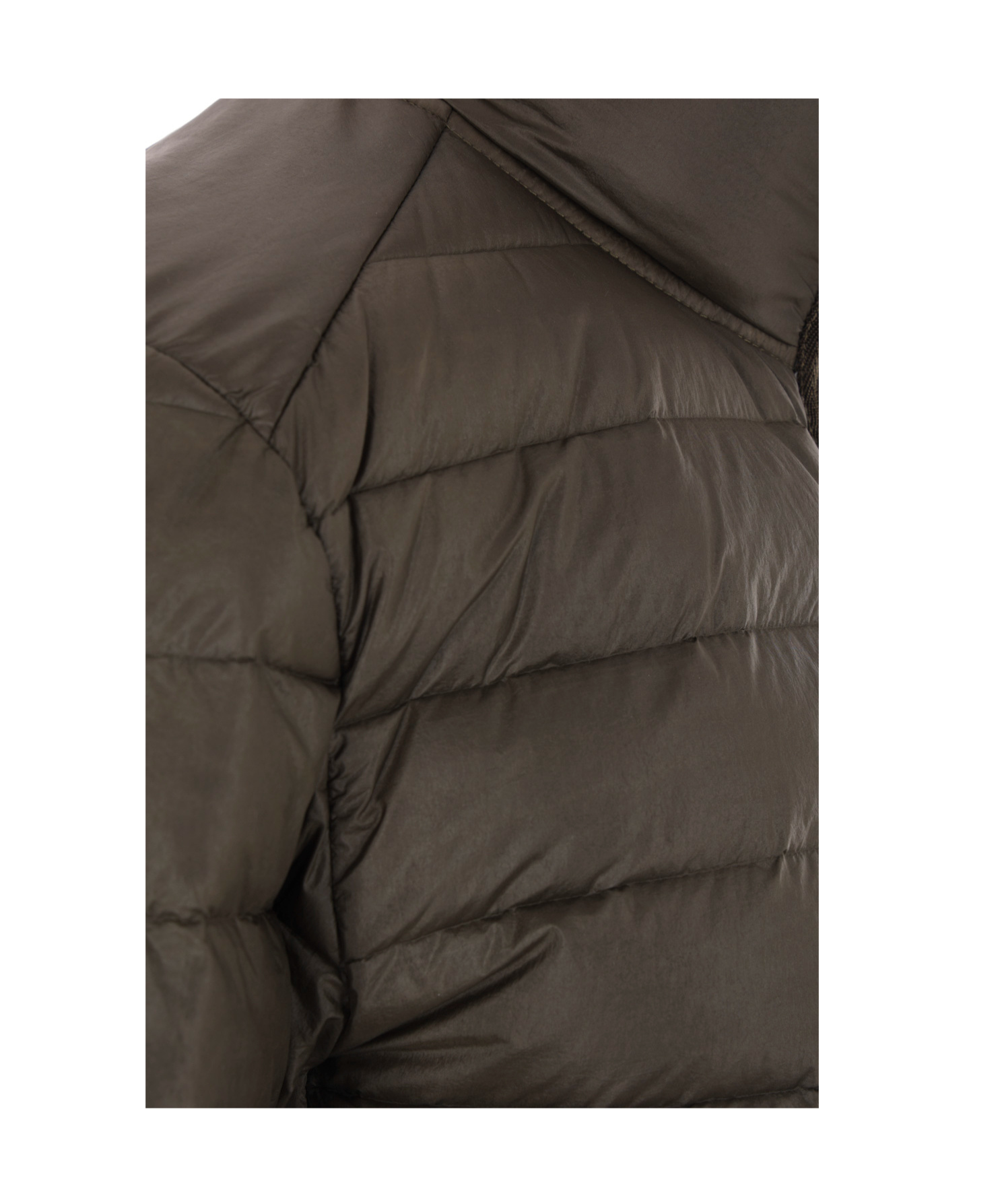 Stone Island Dark Green Down Jacket In Green