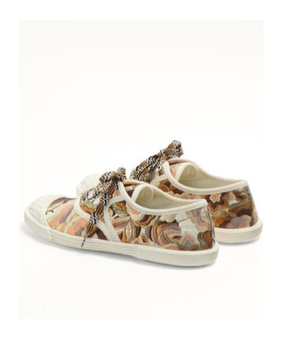 Valentino Lace-up Low-cut Casual Shoes In White