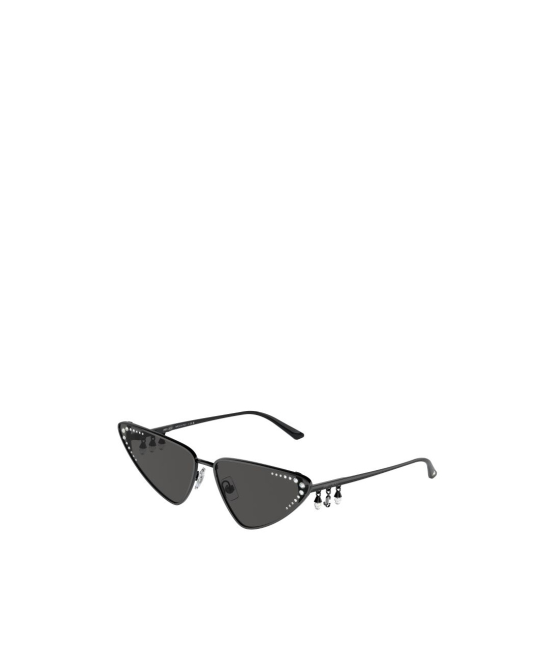 Jimmy Choo Eyewear Triangle Frame Sunglasses In Black