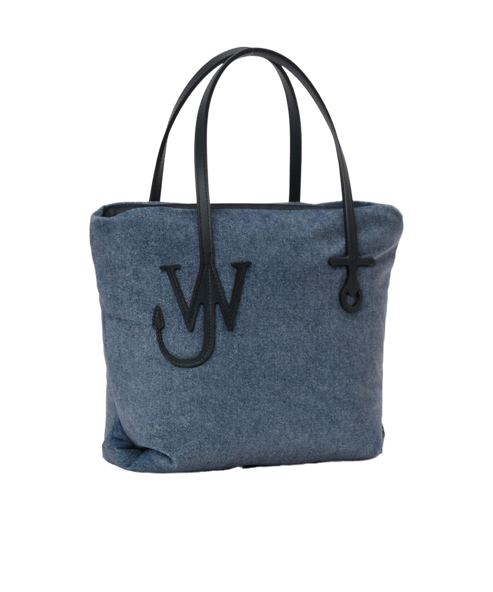 Shop Jw Anderson Small Anchor Padded Tote Bag In Blue