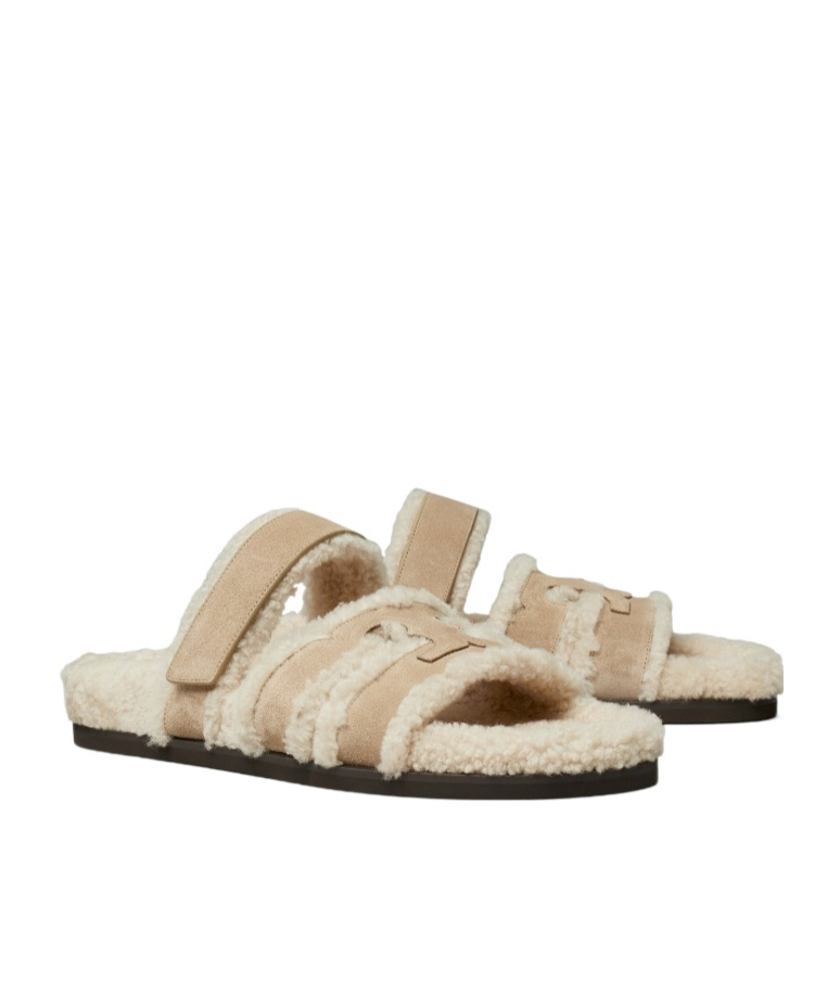 Tory Burch 'ines' Slides In Brown