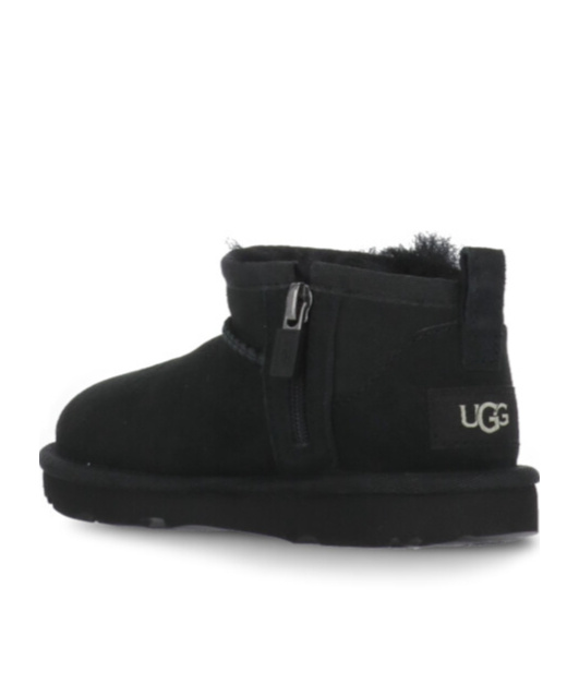 Shop Ugg Classic Ultra Mini Suede Boots In Black