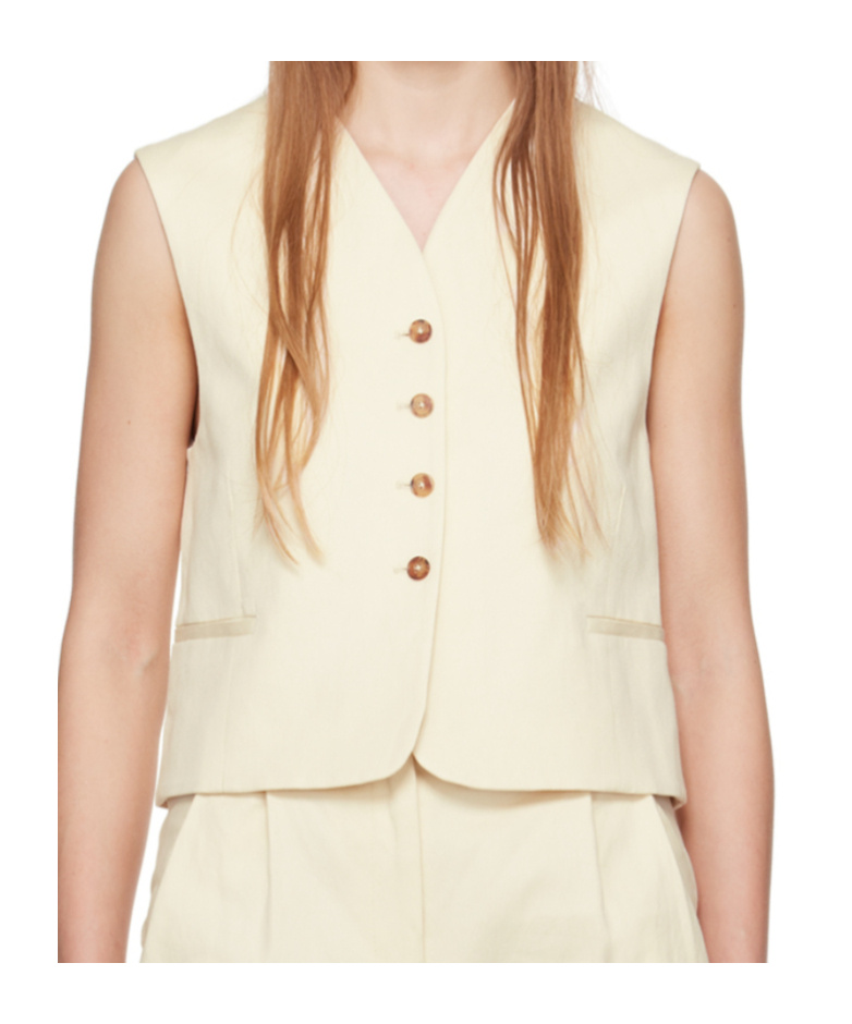 Loulou De Saison Ba Vest In Neutral