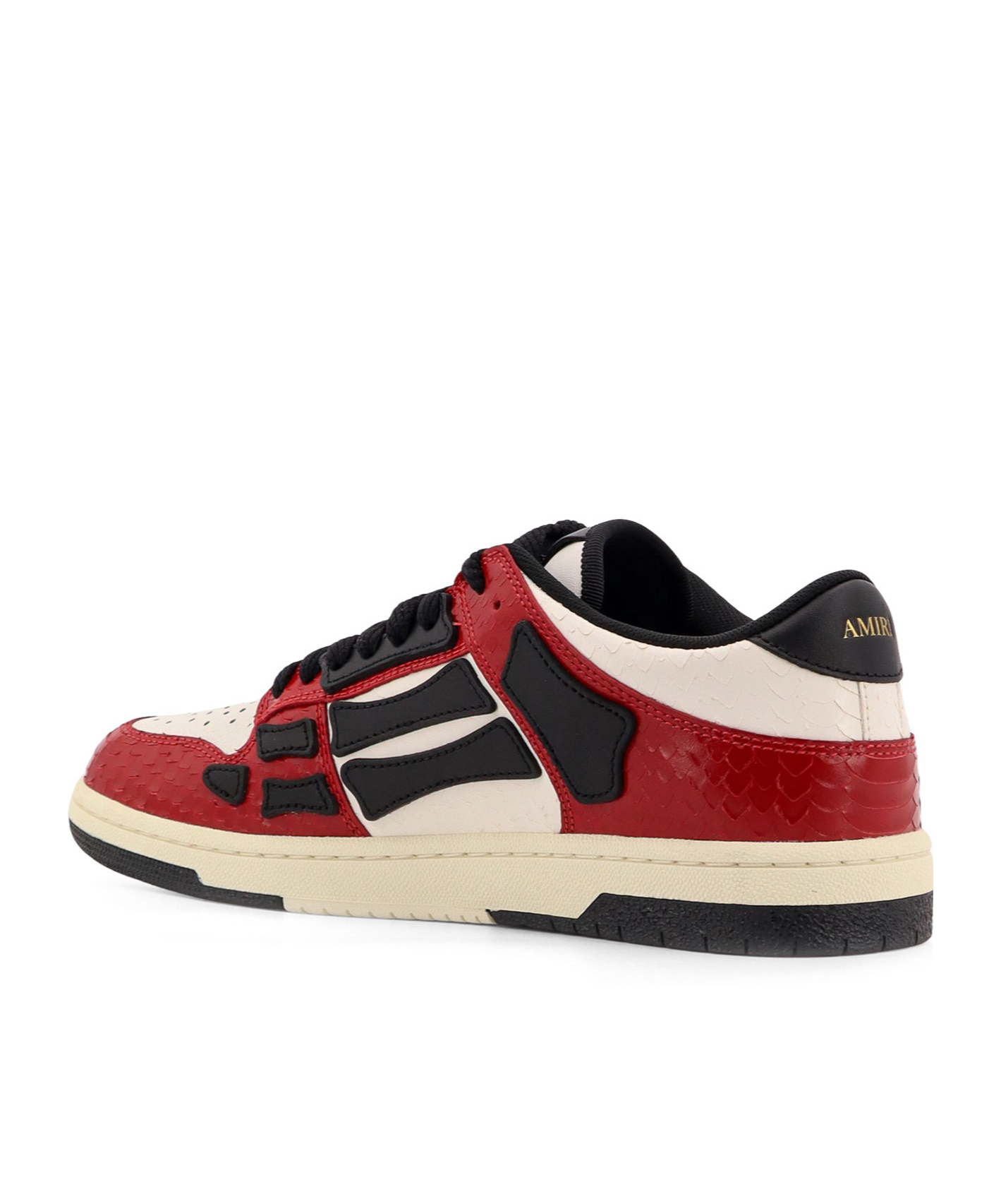 Shop Amiri Lace-up Low-cut Casual Shoes In Black