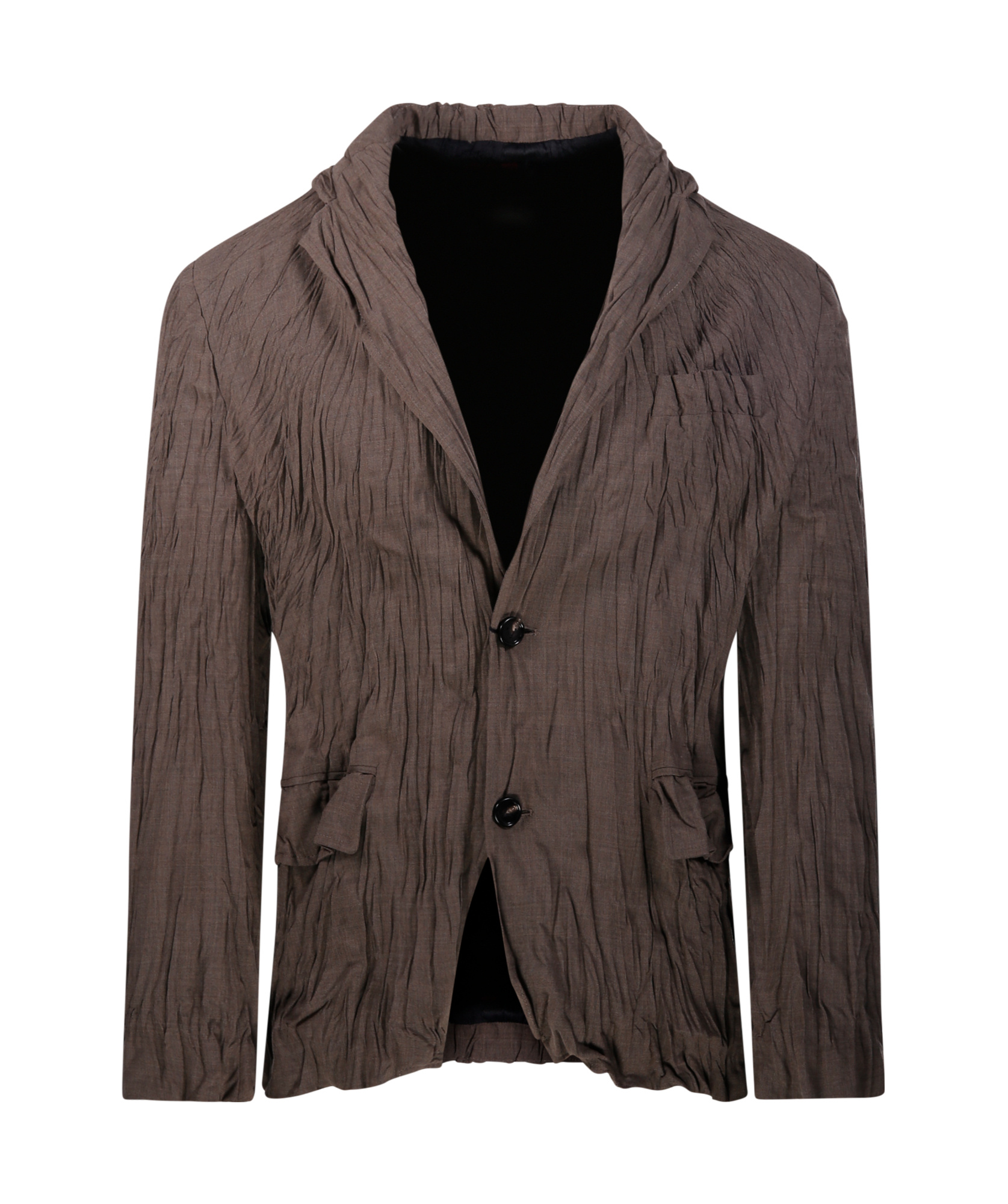 Bottega Veneta Single Breasted Casual Jacket In Brown