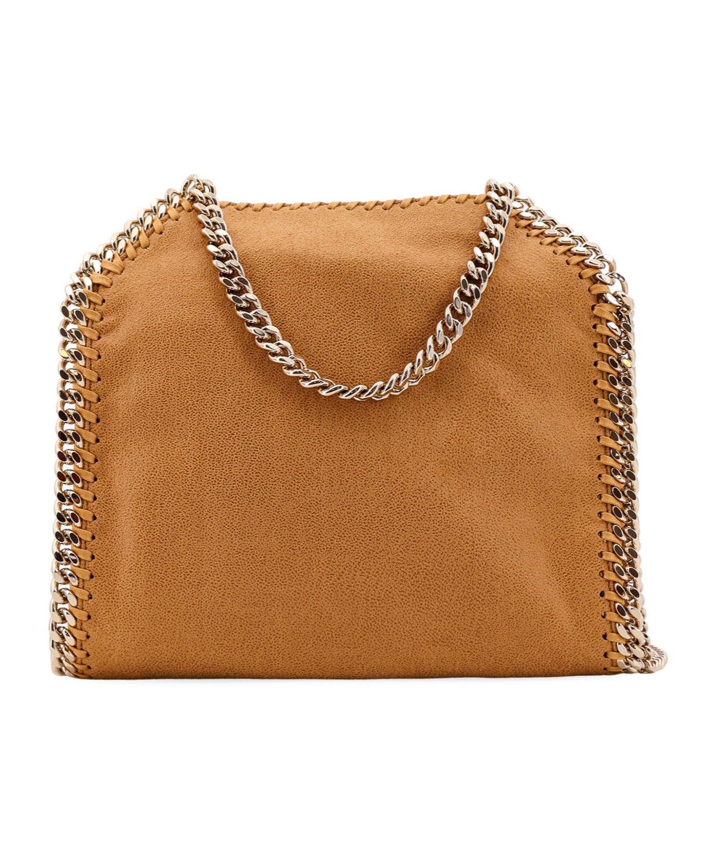 Stella Mccartney Chain Handle Handbag In Brown