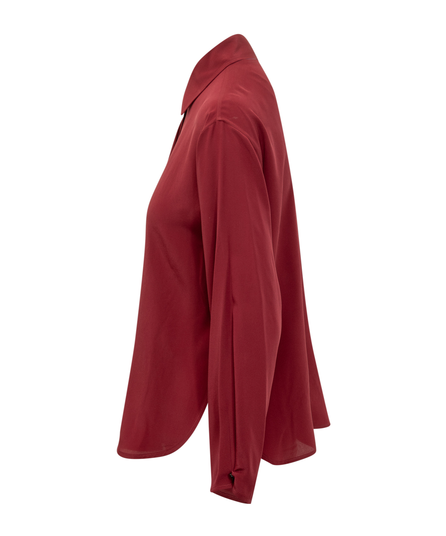 Shop Victoria Beckham Silk Shirt In Red