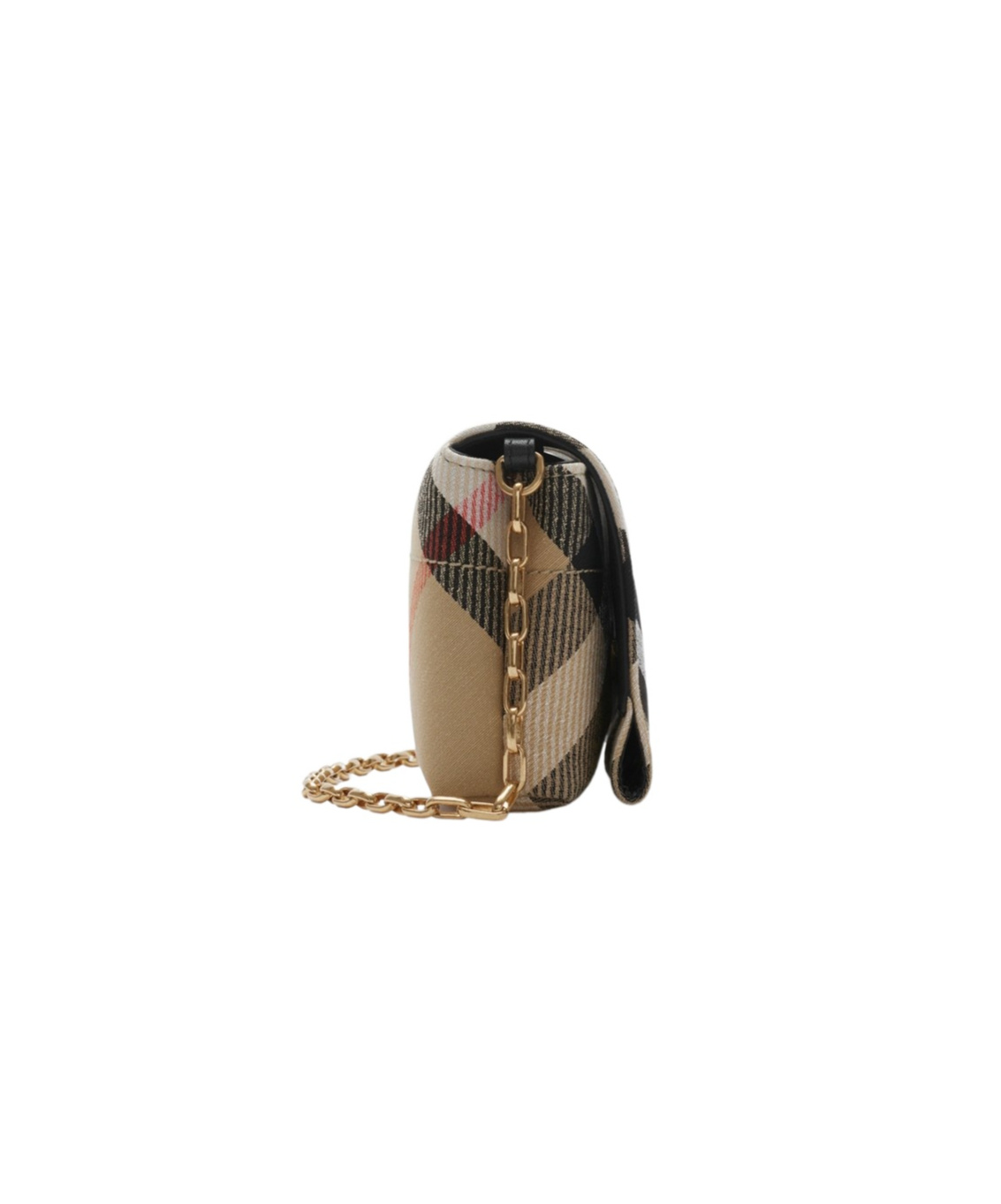 BURBERRY CHECK-PATTERN MINI BAG