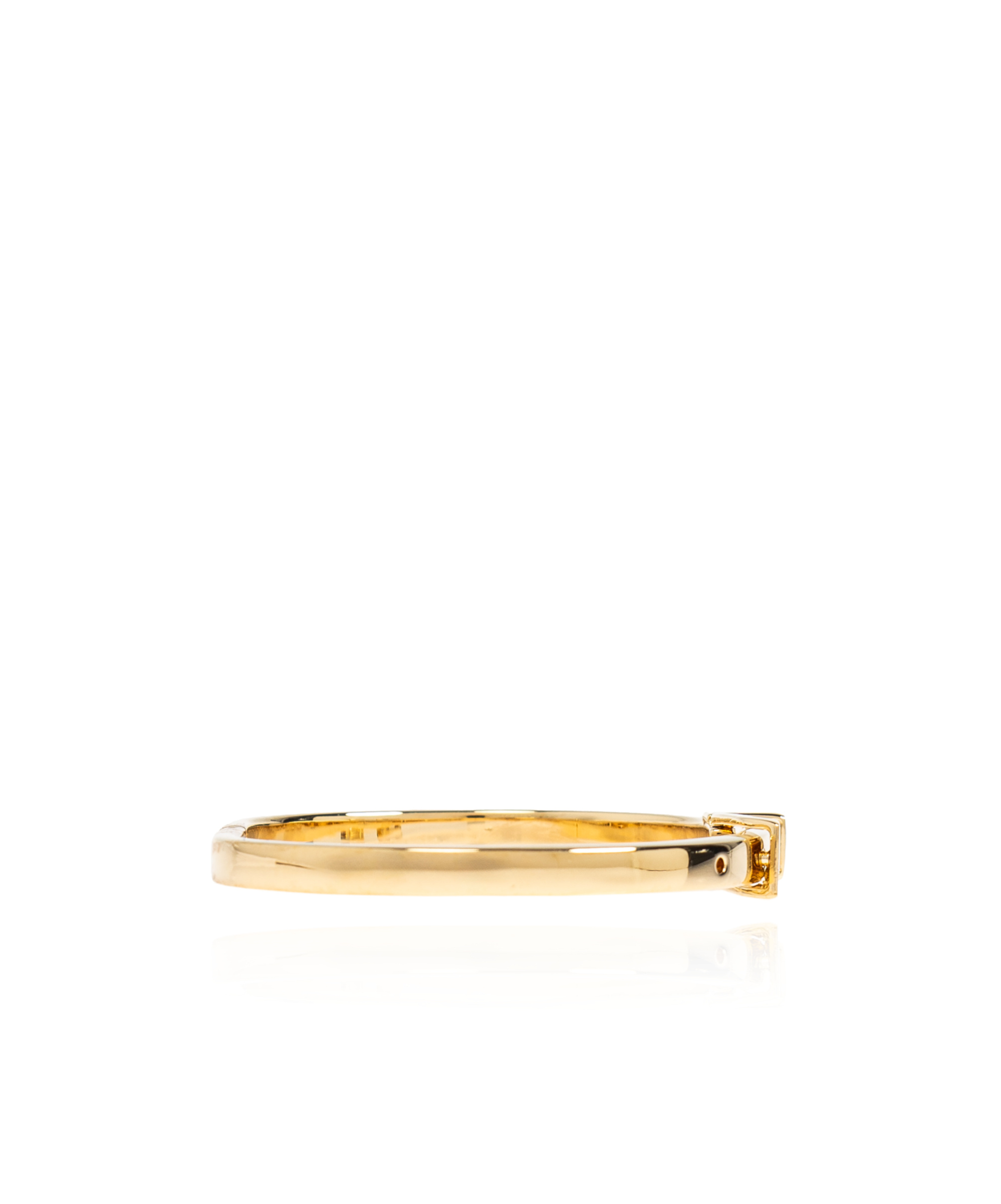 Saint Laurent Logo Engraved Buckle Bracelet