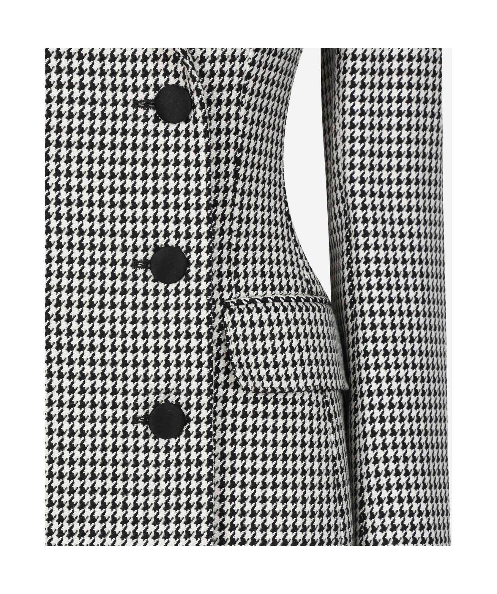 Dolce & Gabbana Check Pattern Jacket In Gray