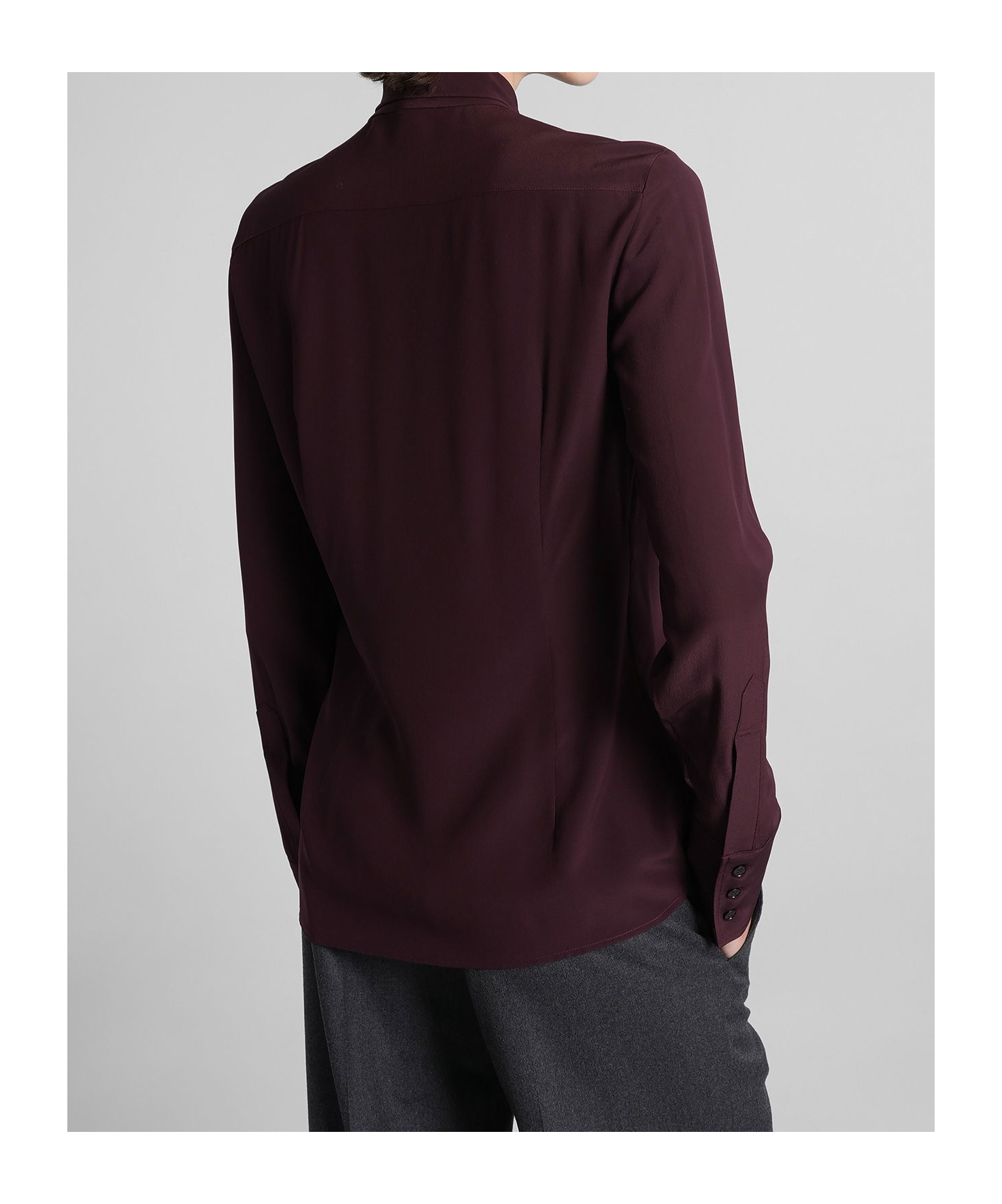 Stella Mccartney Long Sleeve Shirt In Brown