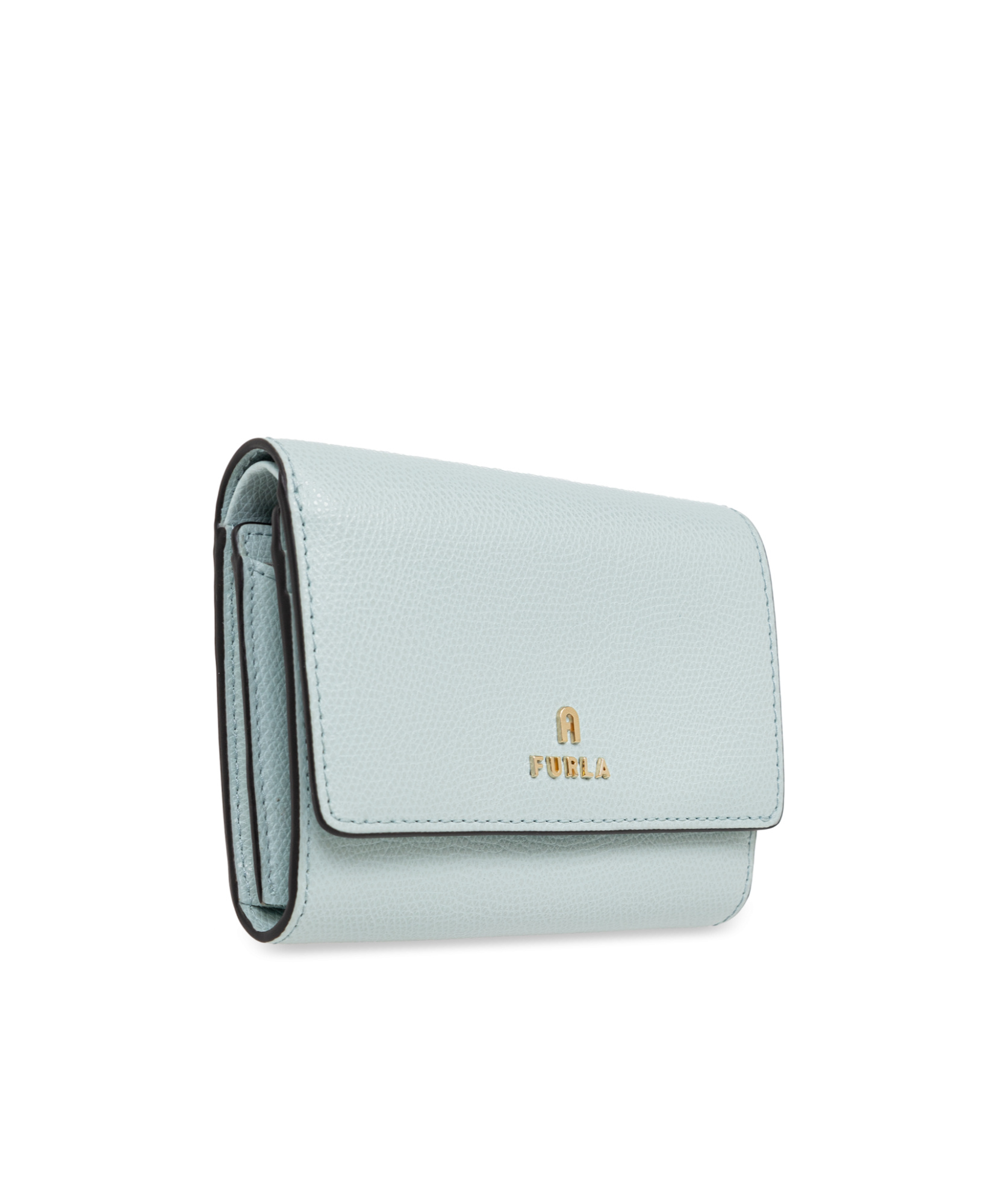 Furla Medium Camelia Leather Cardholder In Green