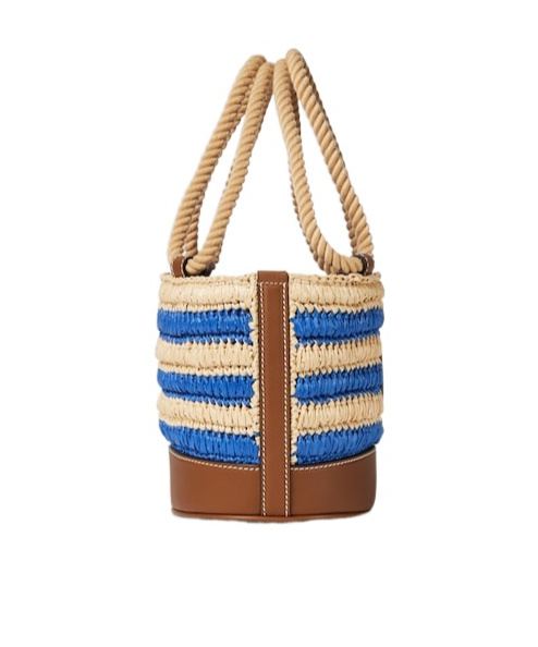Gucci Woven Mini Bucket Bag