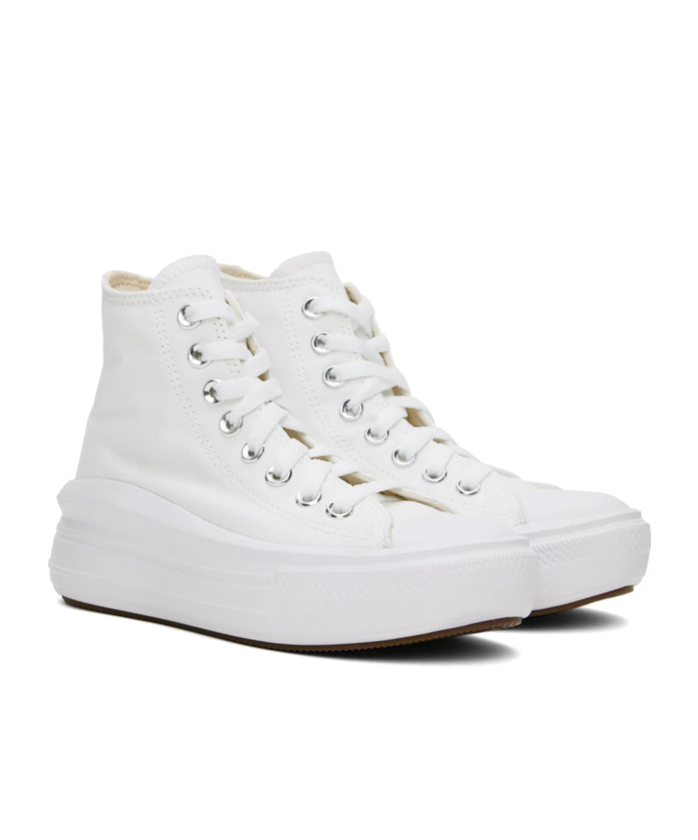 Converse Chuck Taylor All Star Move High-top Casual Trainers In White