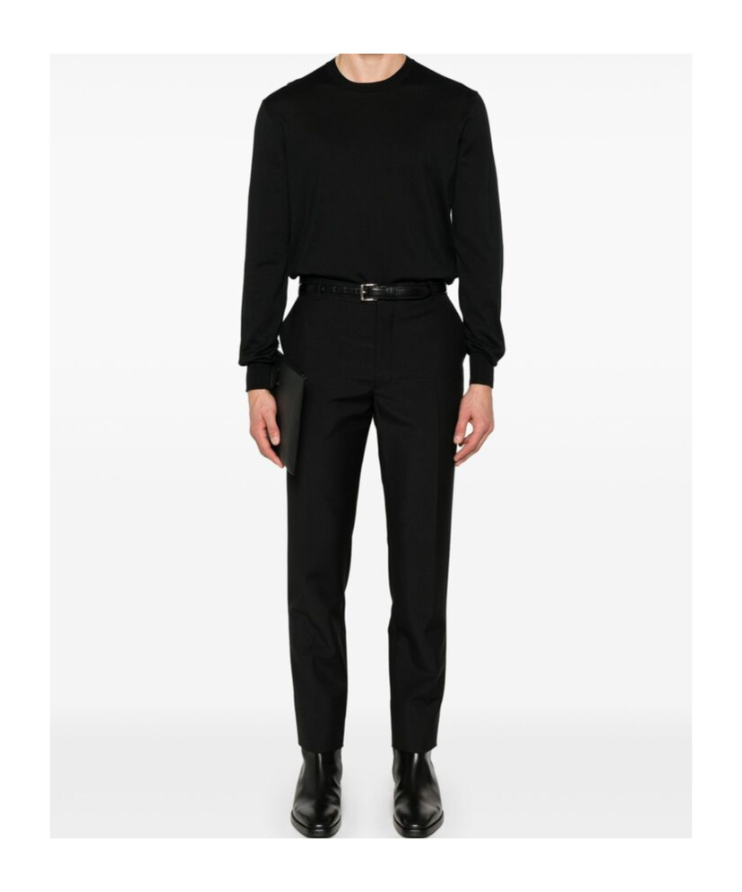 Tom Ford Alpaca Blend Is Crew Neck Sweater Clothing In Black
