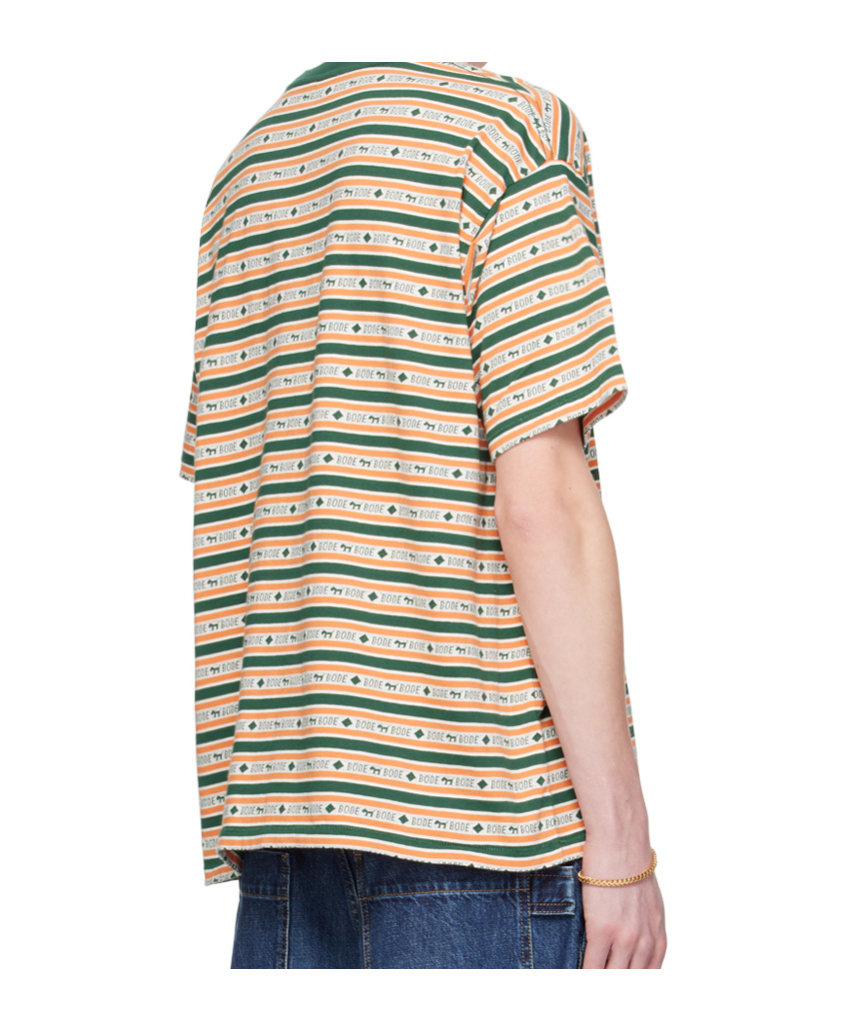 Bode Scottie Jacquard T-shirt In Multicolor