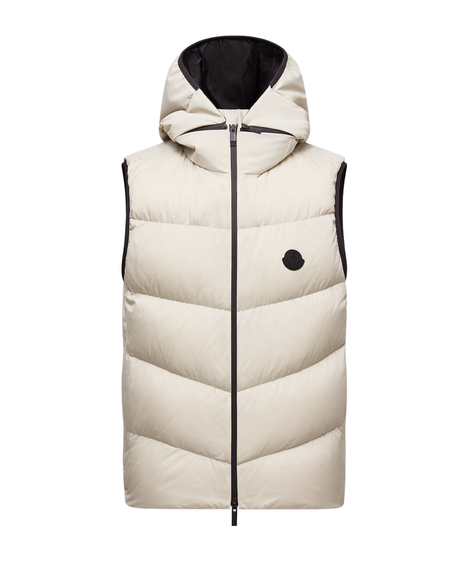 Moncler Guersac Diagonal-quilted Hooded Down Vest
