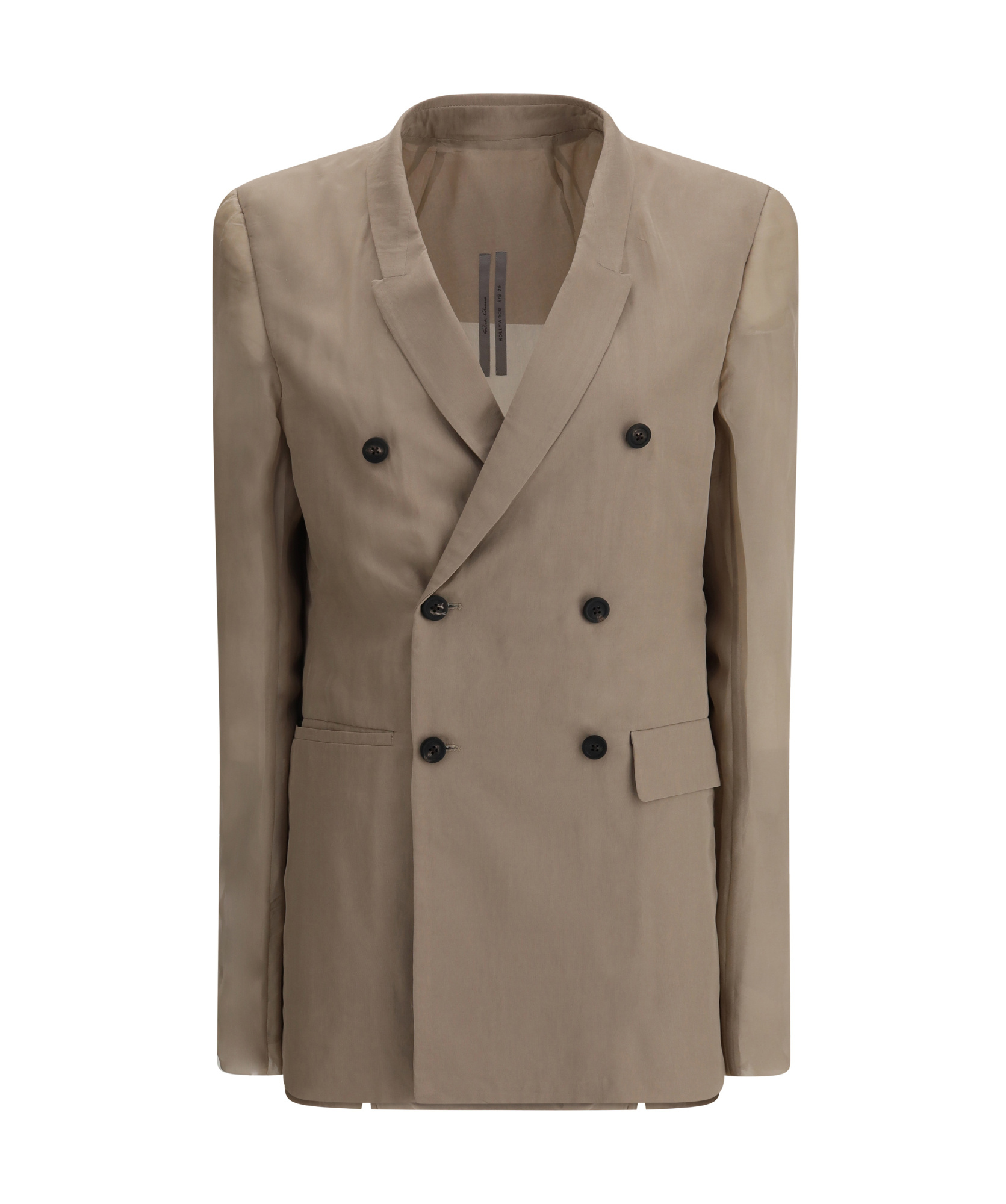 Rick Owens Women Double-breasted Blazer In Neutral