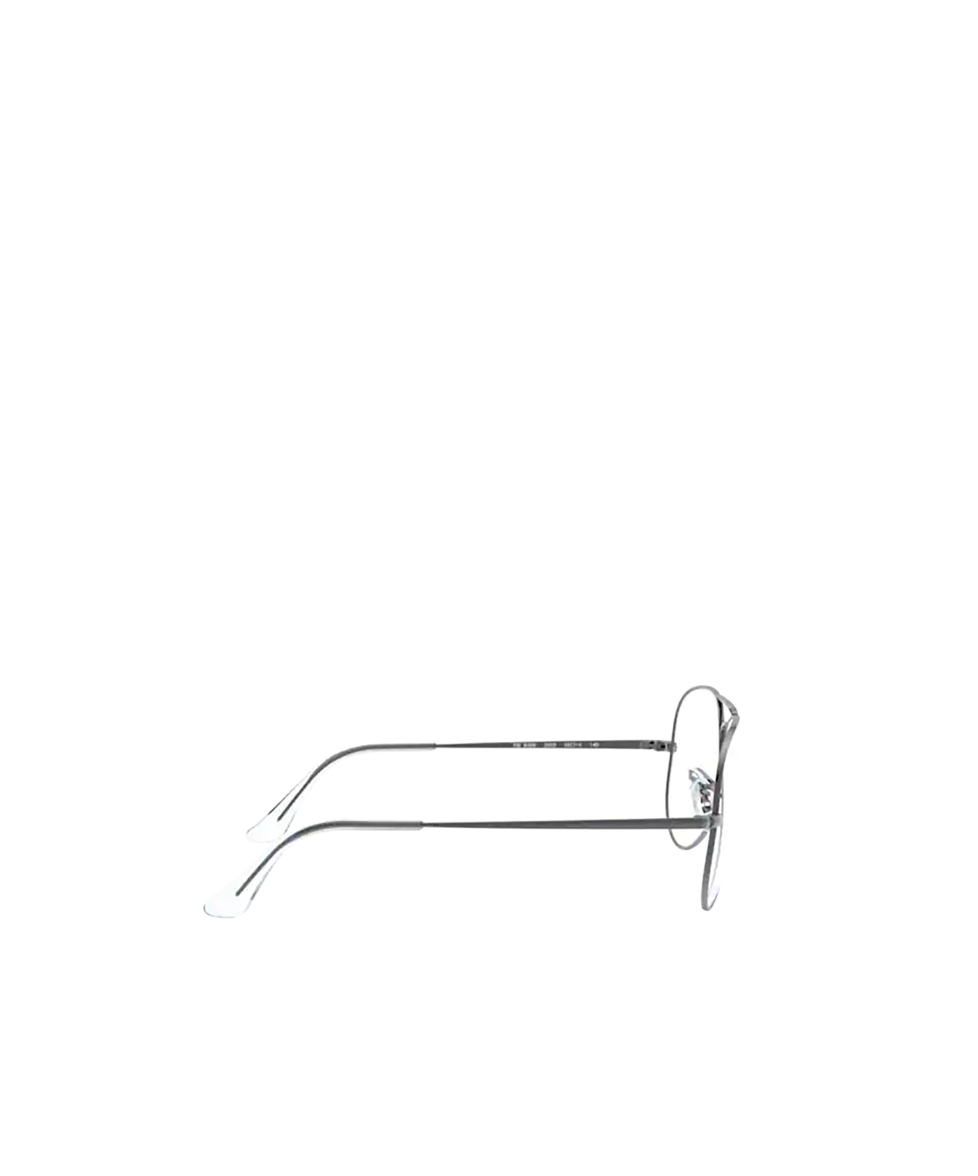 Ray Ban Geometric Frame Plain Mirror In White