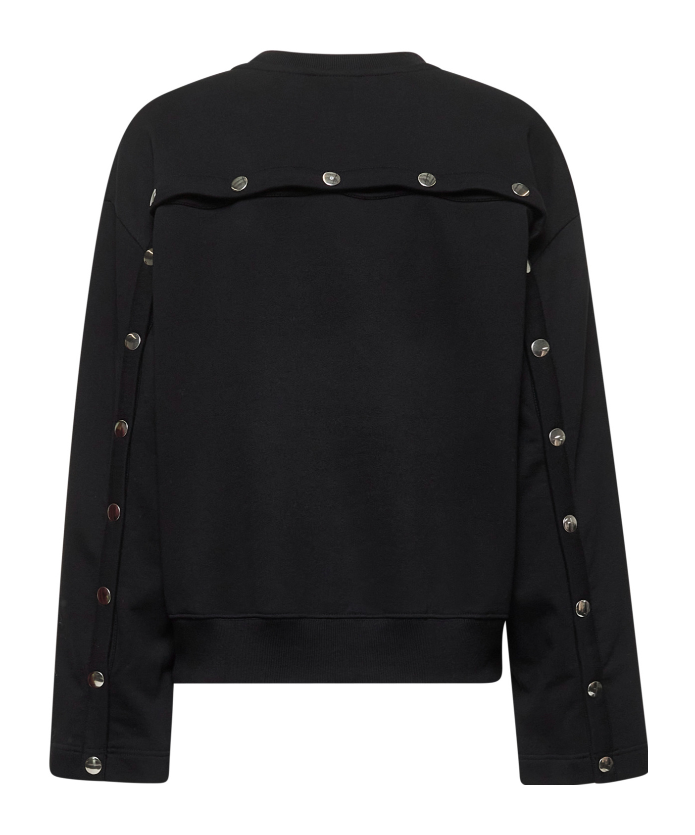 Dries Van Noten Black Cotton Oversized Sweatshirt In Black