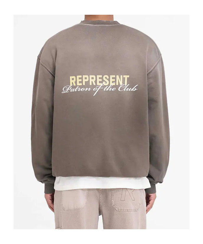 Represent Long-sleeved Sweater In Gray
