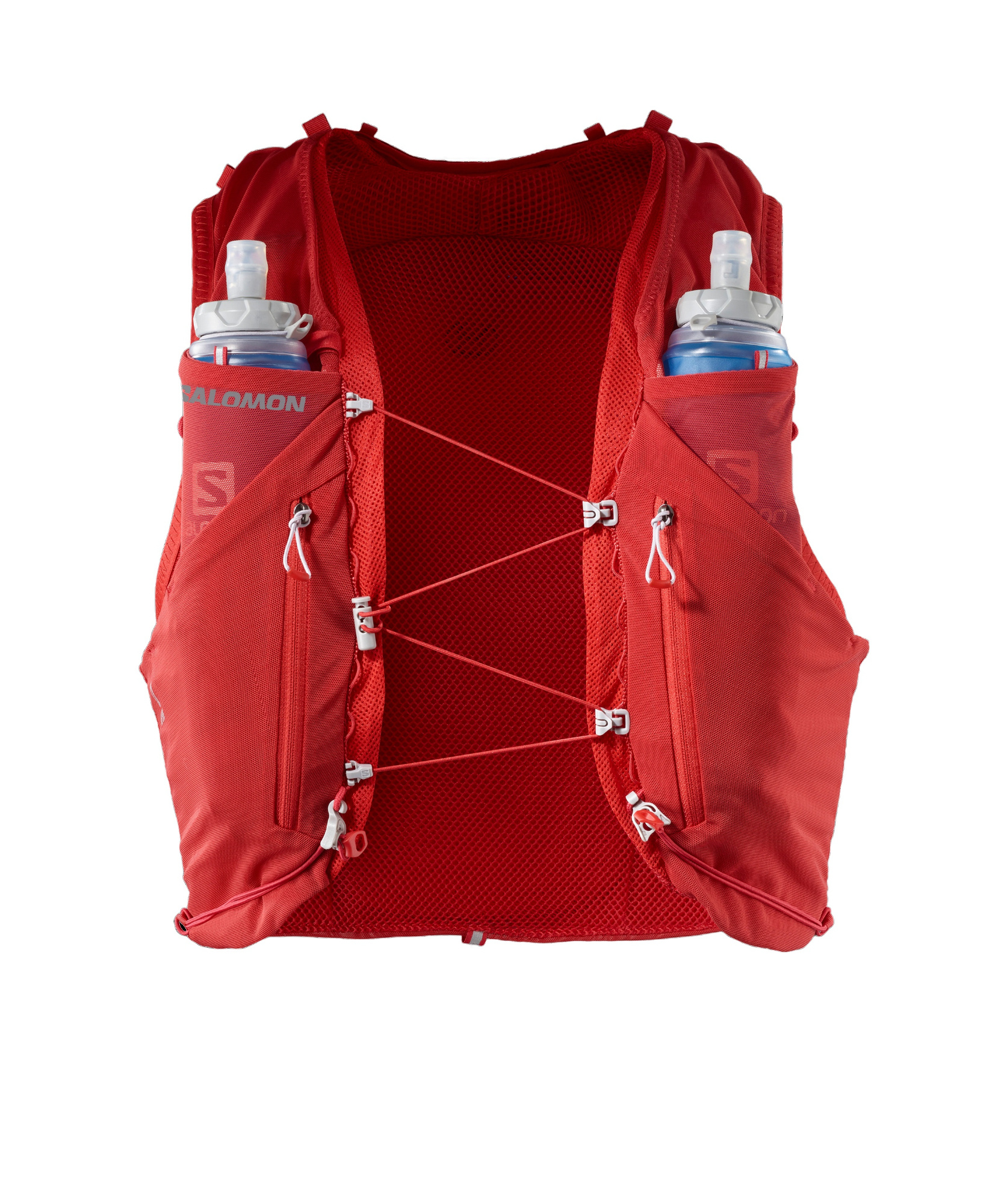 Salomon Adv Skin 12 Running Vest In Red