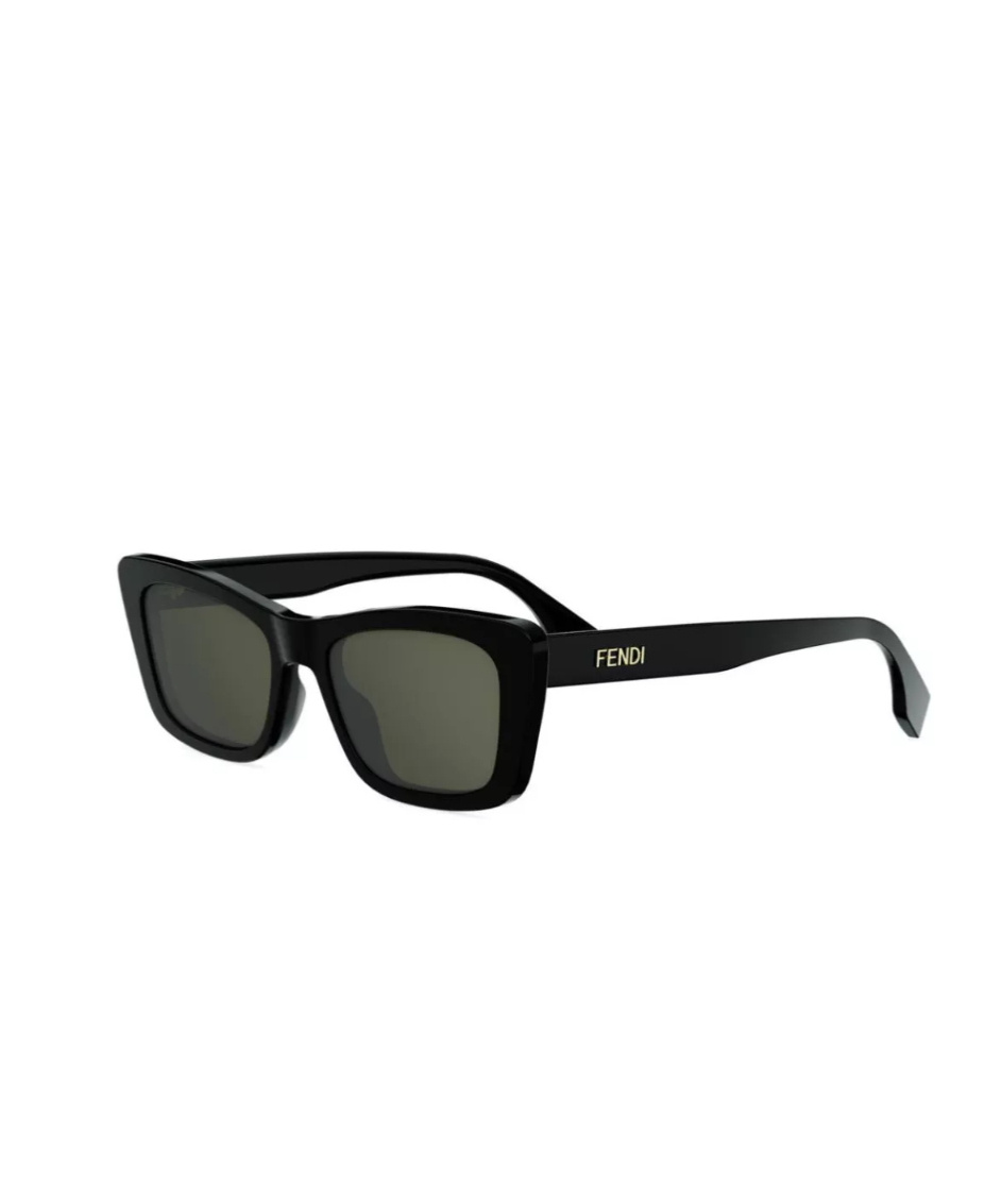 Fendi Geometric Sunglasses In Black