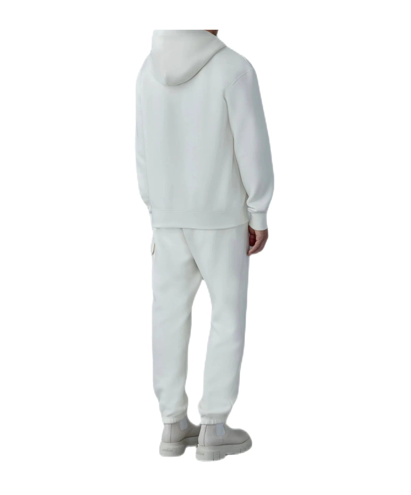 Mackage Long-sleeved Hoodie In White
