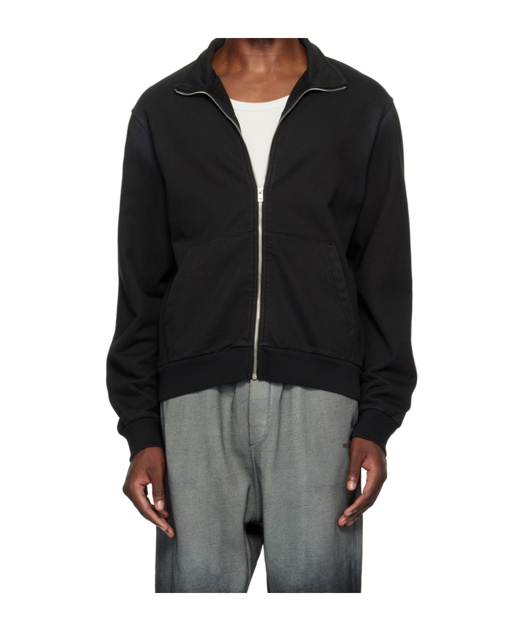 WE11 DONE ZIPPERED LONG-SLEEVED CASUAL JACKET 