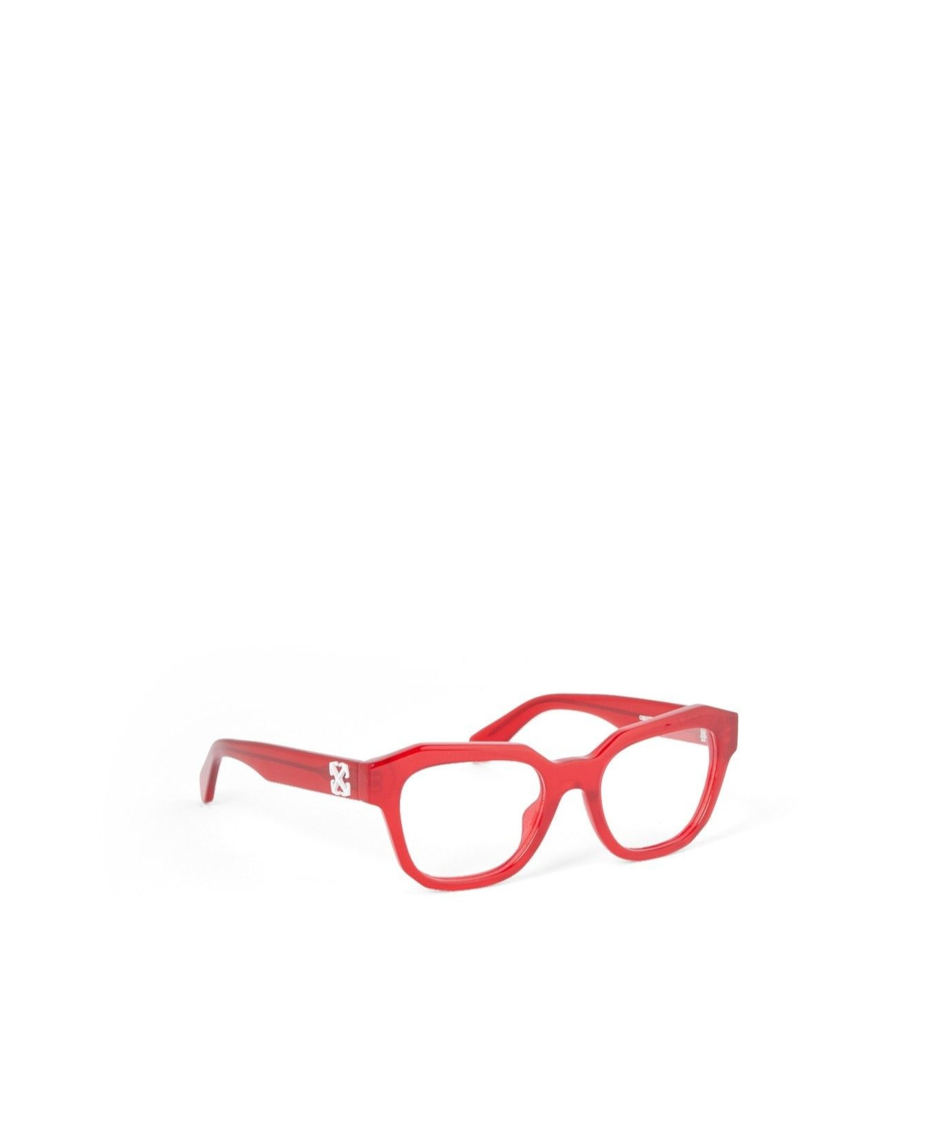 Off-white Full-frame Flat Mirror In Red