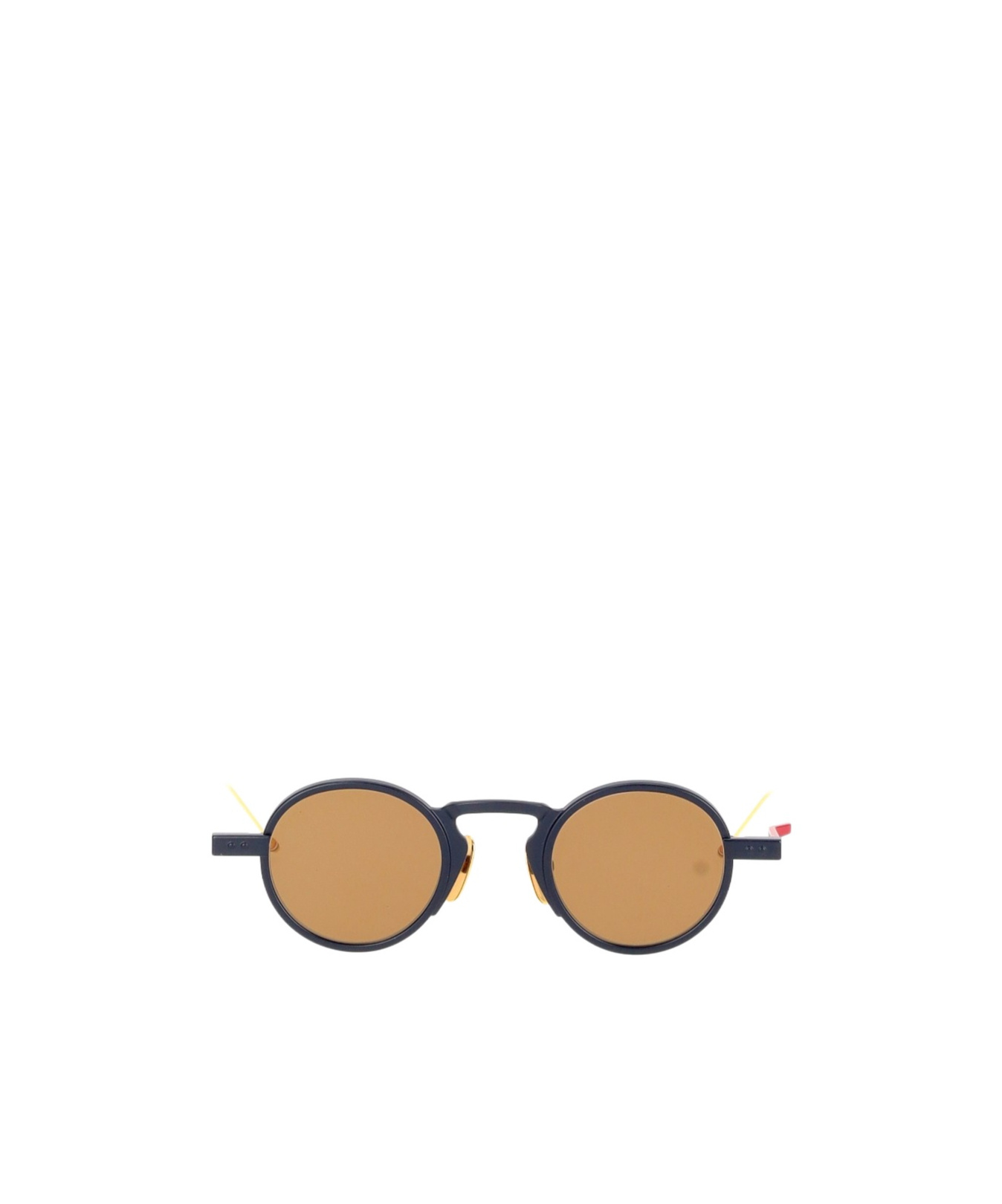 Shop Thom Browne Round Sunglasses In Nude