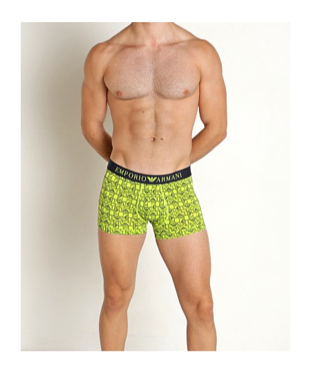 Emporio Armani Logo Underwear In Green