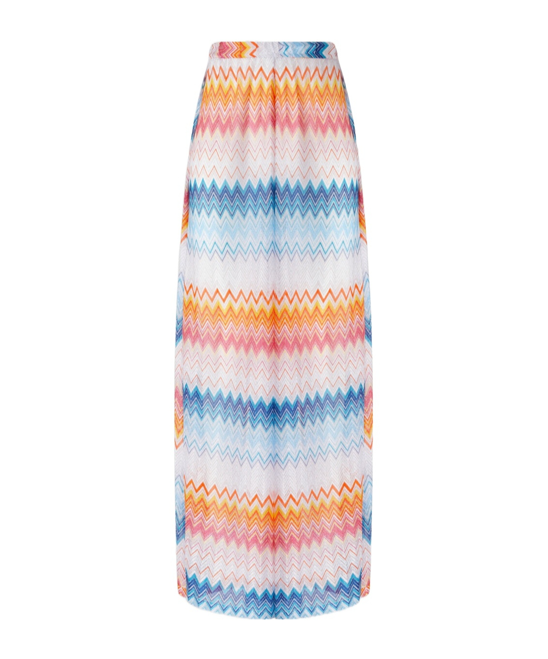 Missoni Classic Trousers In A Viscose Blend Zig Zag Lamé