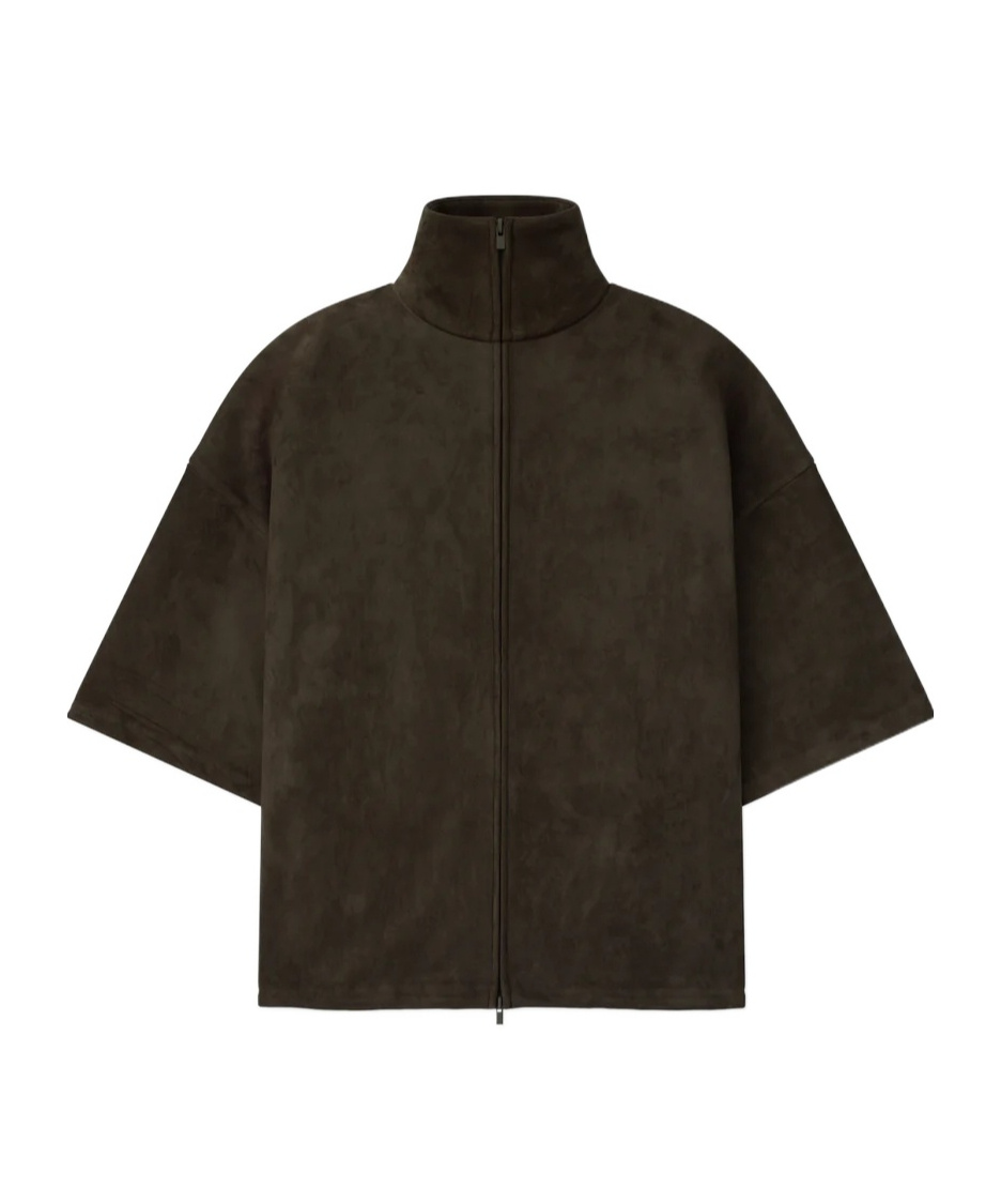 Essentials Fear Of God  Half-zip Sweatshirt In Brown