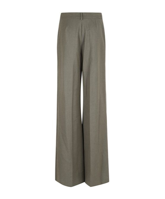 Stella Mccartney High-rise Wide-leg Pants In Gray