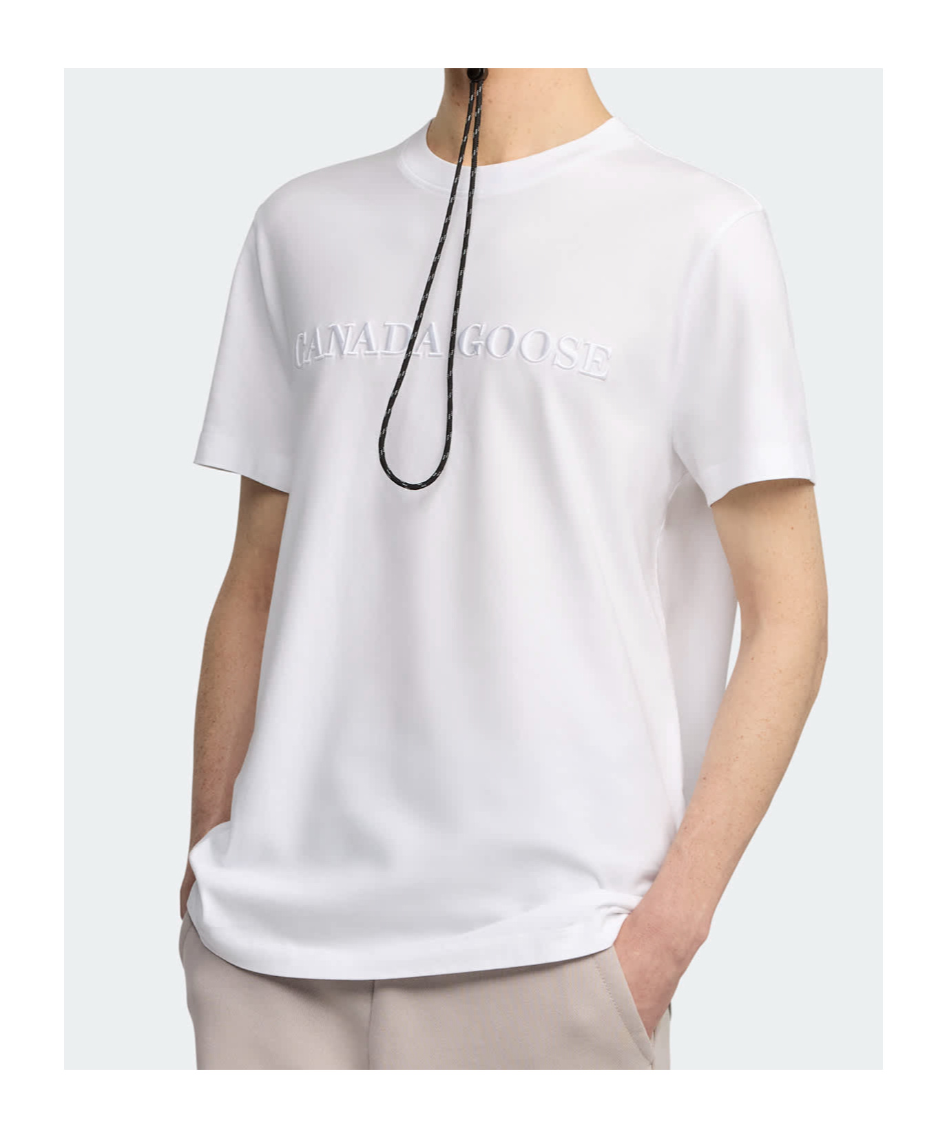 Canada Goose Emersen Crewneck T-shirt In White