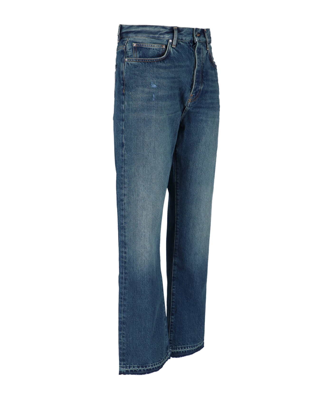 Amiri Jeans With Belt Loops In Blue