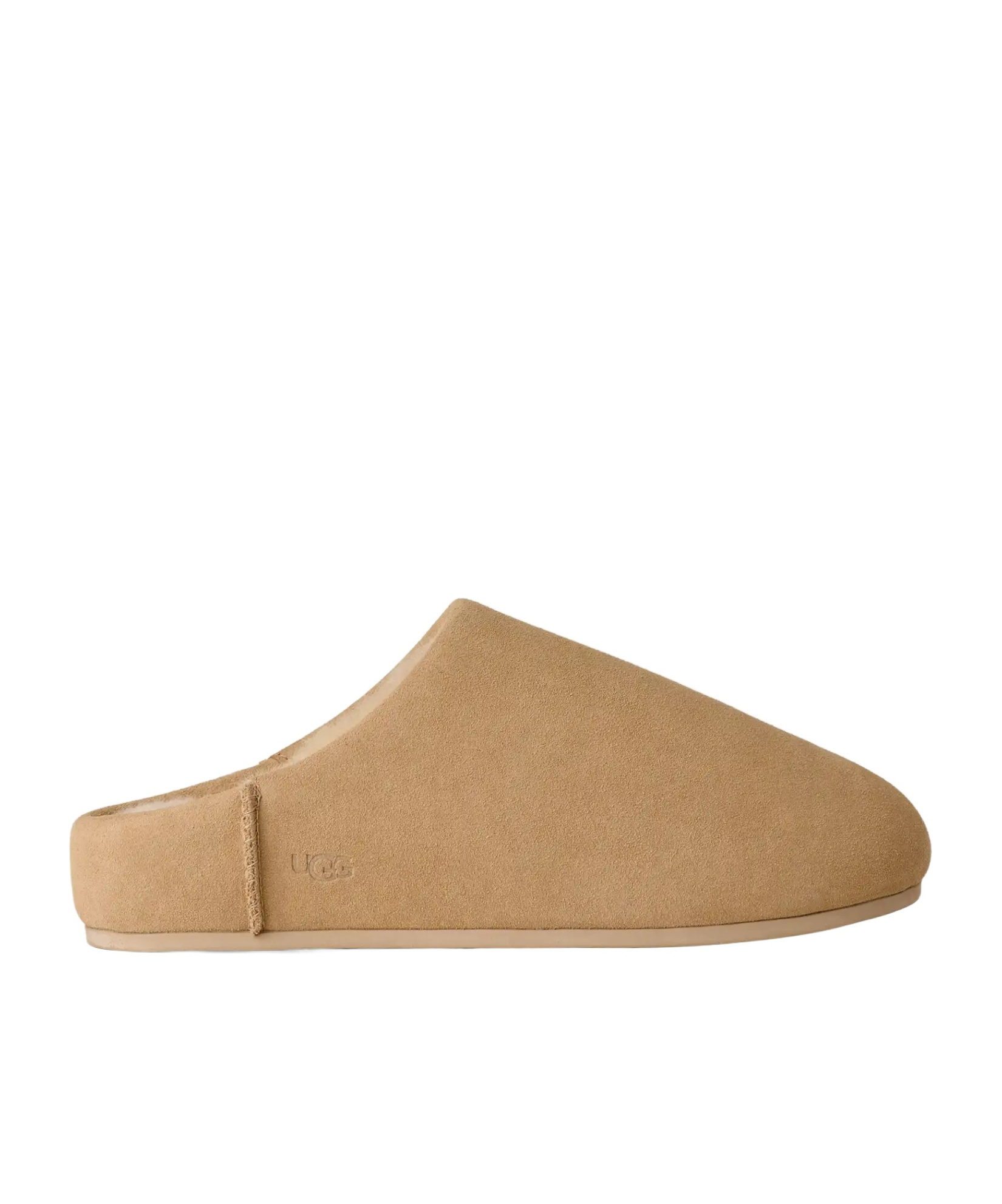 Ugg Chestnut Brown Suede Leather Elea Slip-on Slippers