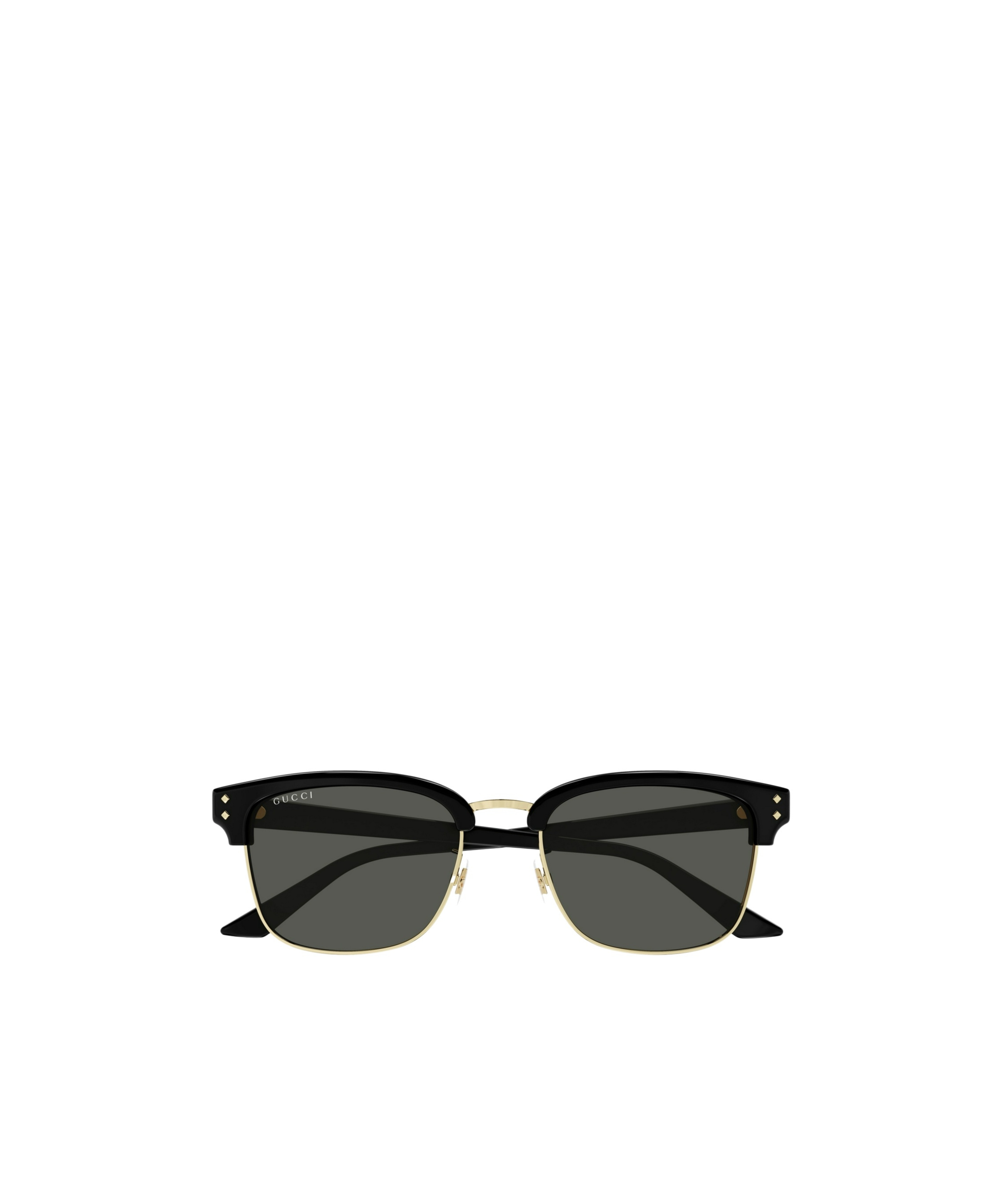 Gucci Gg1897sk Linea Institutional Logo 001 Black Grey Sunglasses In Black