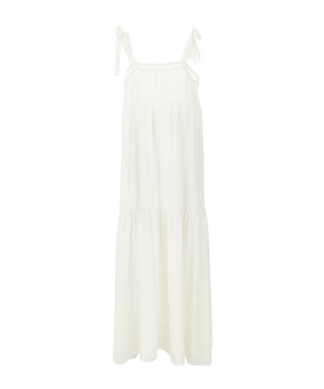 EMPORIO ARMANI LOGO-EMBROIDERED MAXI DRESS